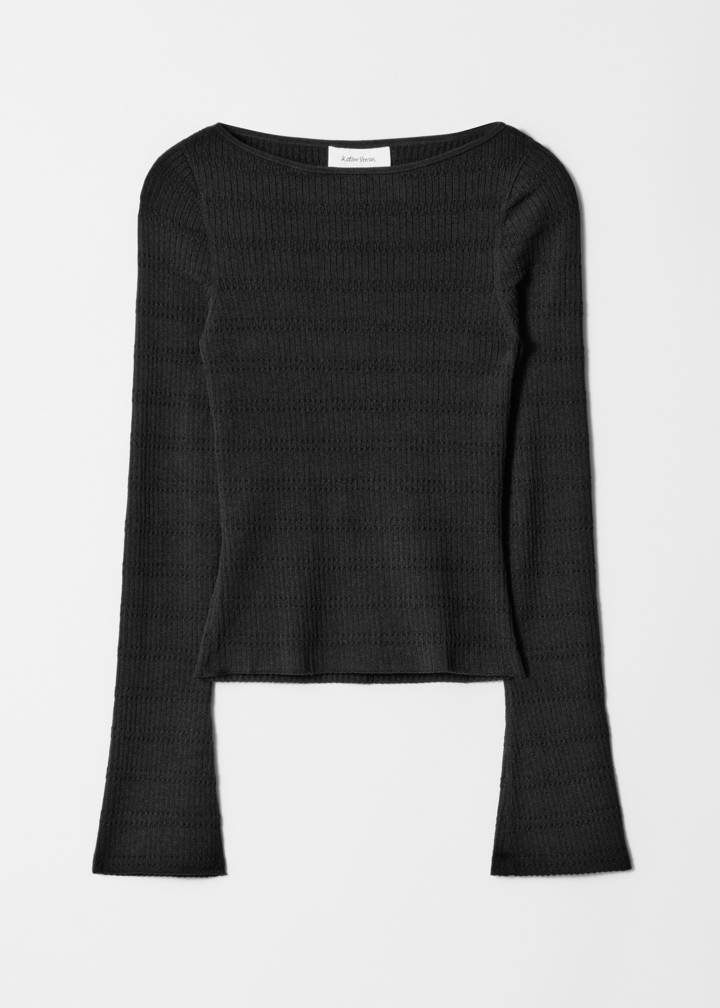 トップス RRL BLACK INDIGO STENCIL BOATNECK KNIT トップス RRL BLACK INDIGO STENCIL BOATNECK KNIT RRLSS22052_a_edit