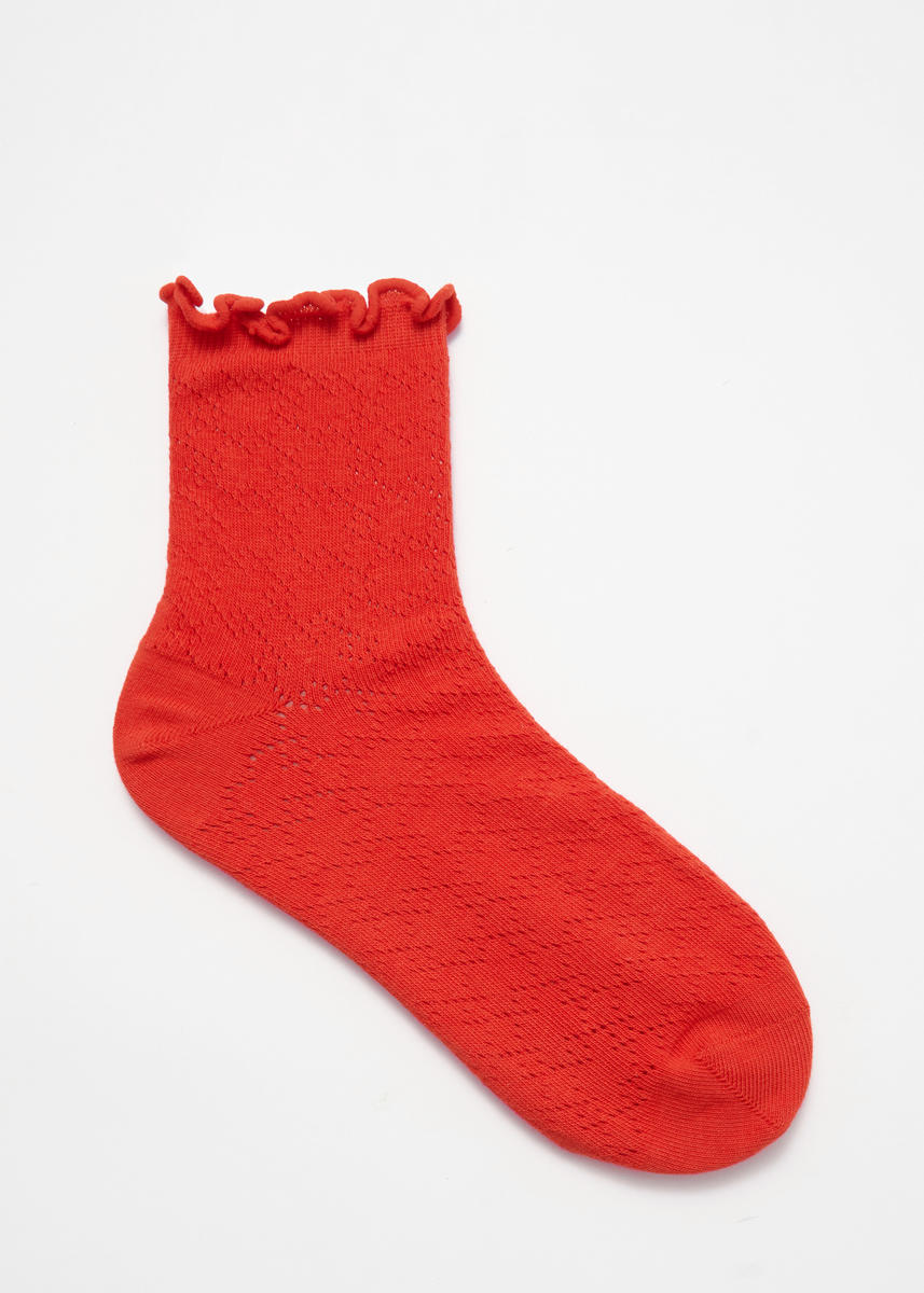 & Other Stories Pointelle Frill Socks