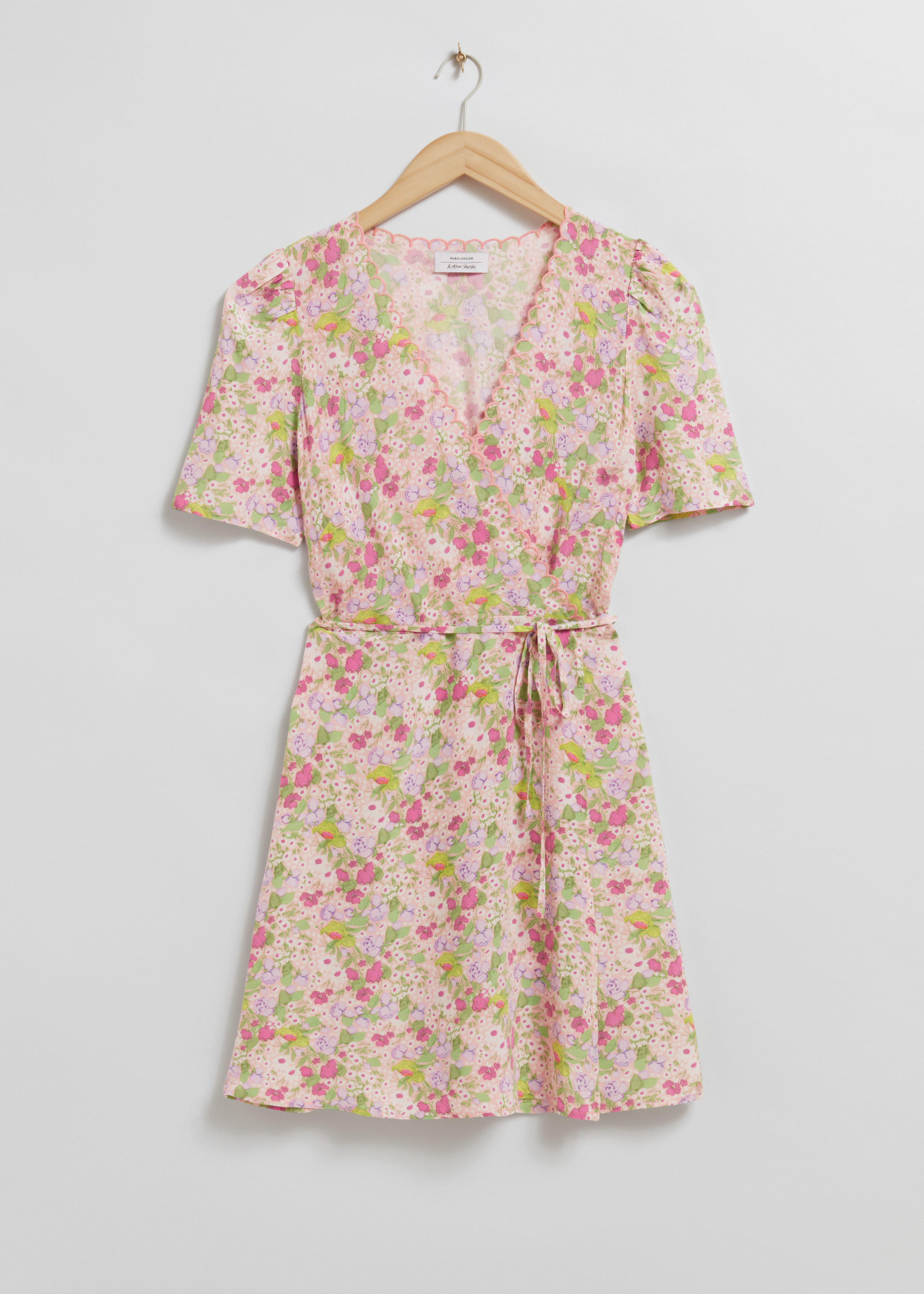 And other stories floral wrap dress hotsell