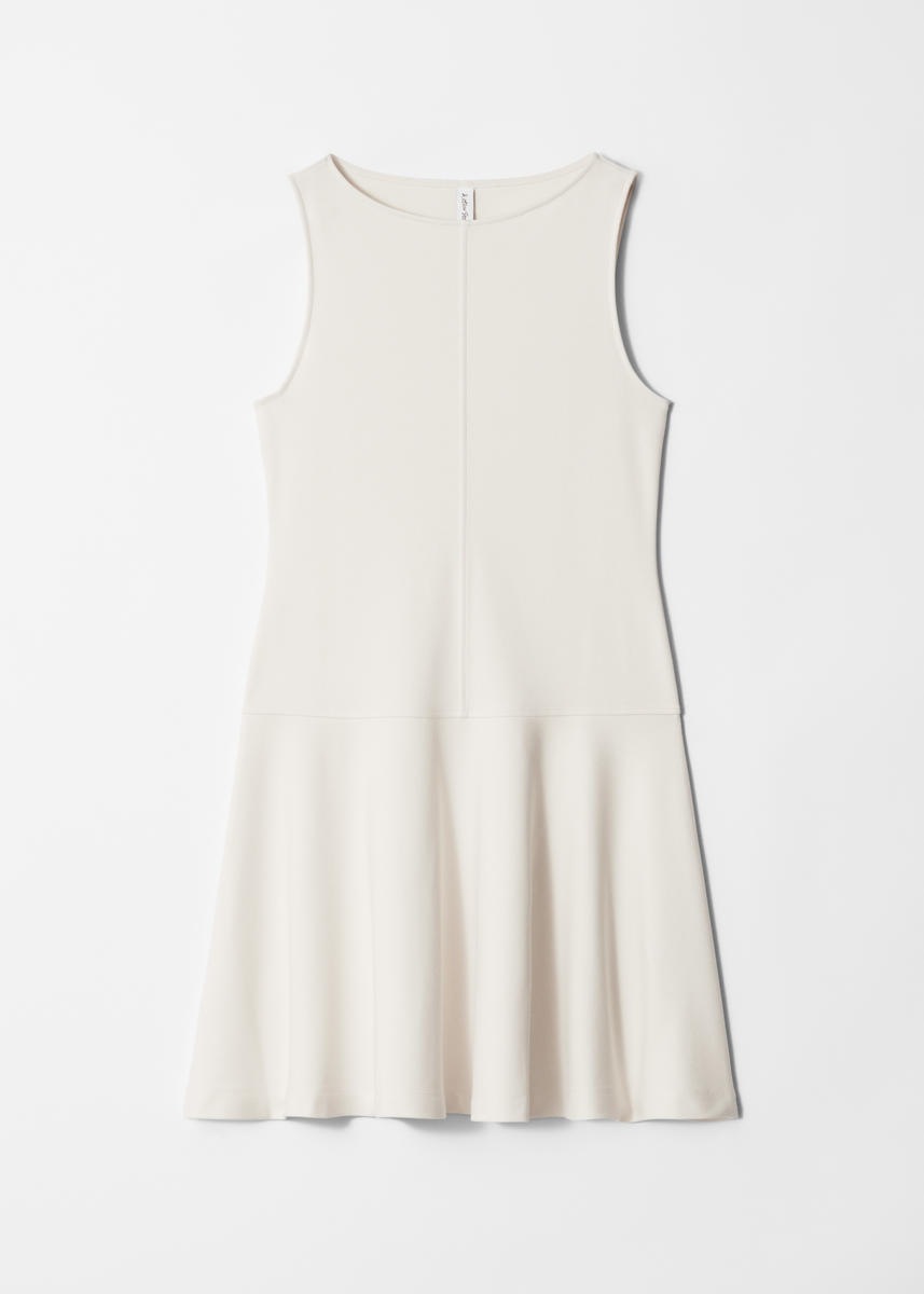 & Other Stories Sleeveless A-line Mini Dress In White