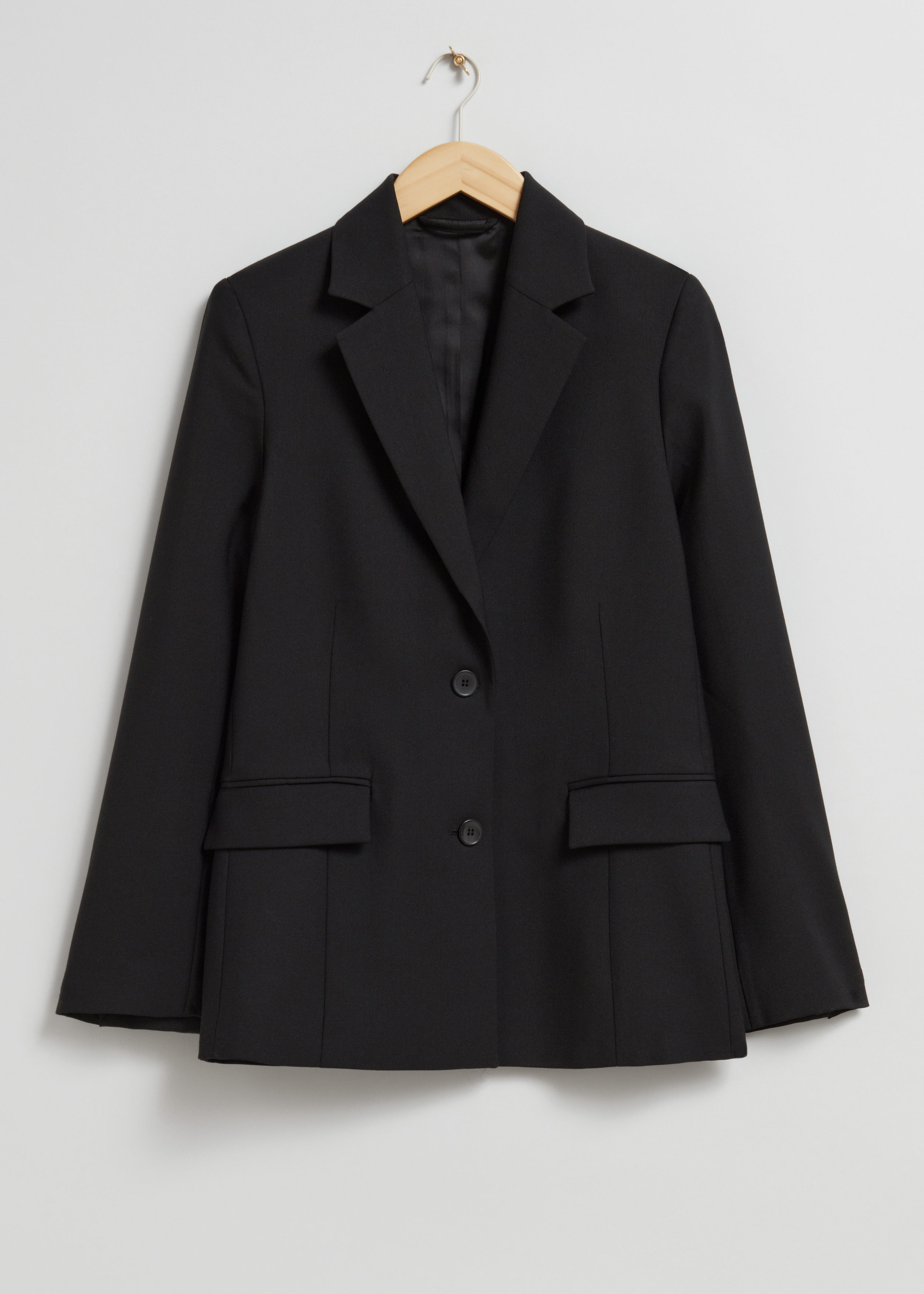 SINGLE BREASTED BLAZER - OAT