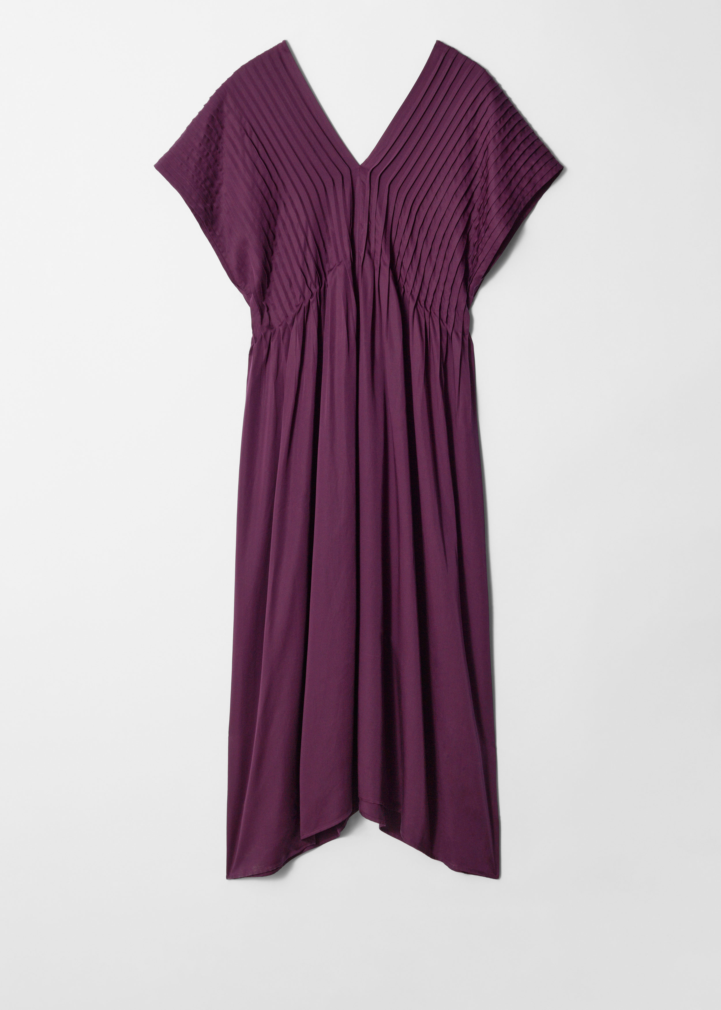 Pleated Dolman Dress