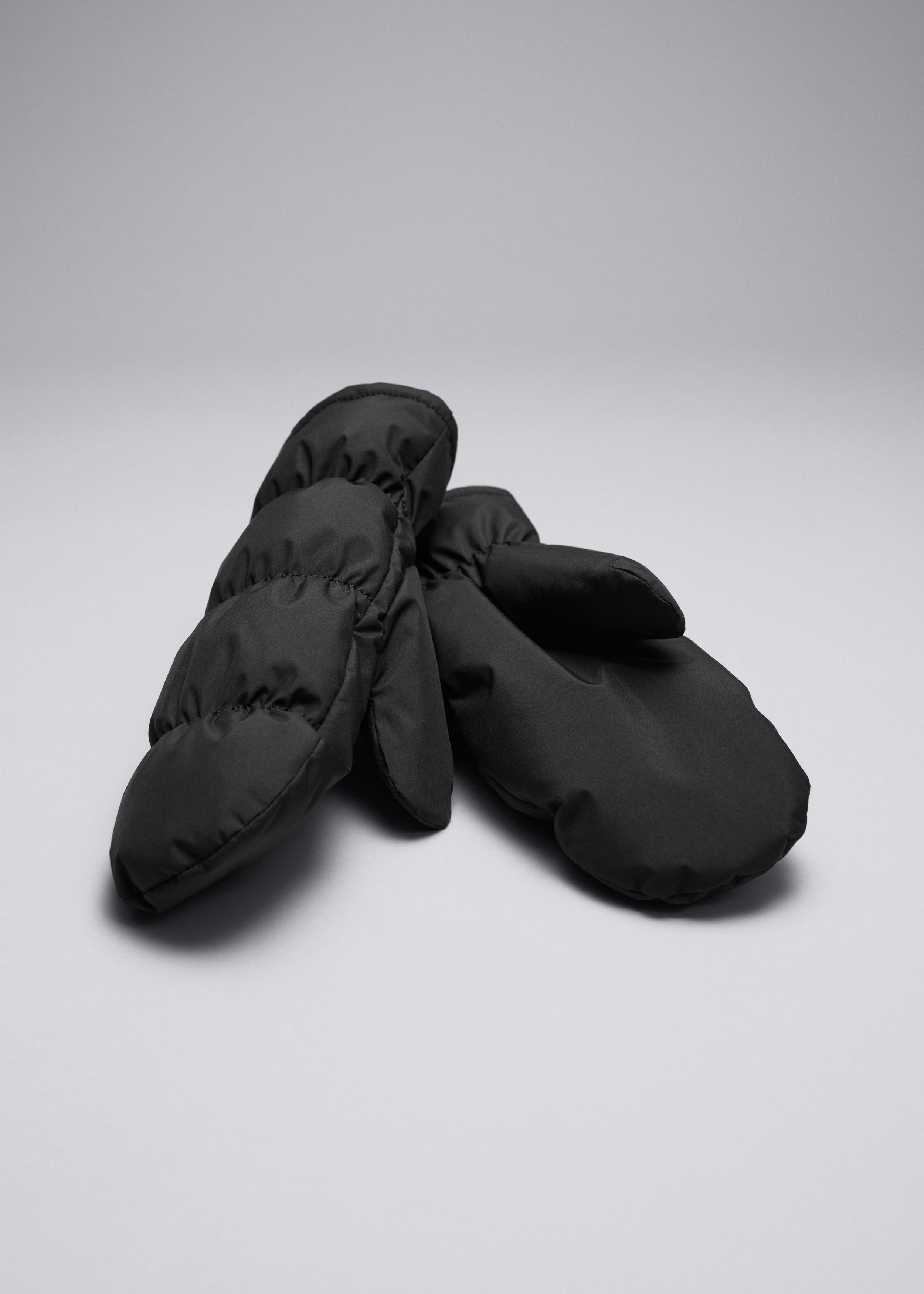 Quilted Puffer Mittens - Black - & Other Stories AD