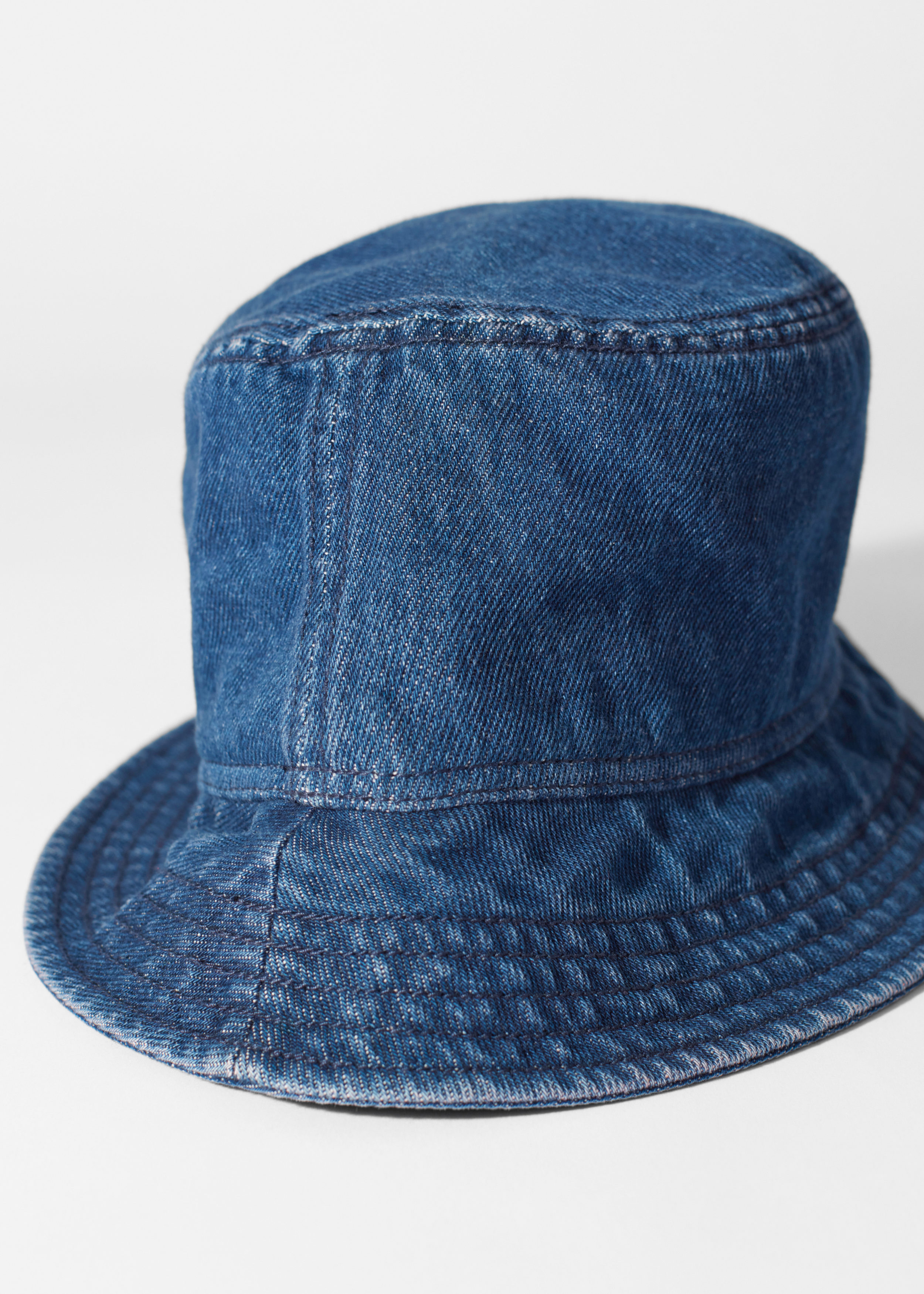 帽子・その他 depound Linen denim washed bucket hat indigo DP2412HT001MIGX linen denim washing bucket hat - indigo – depound