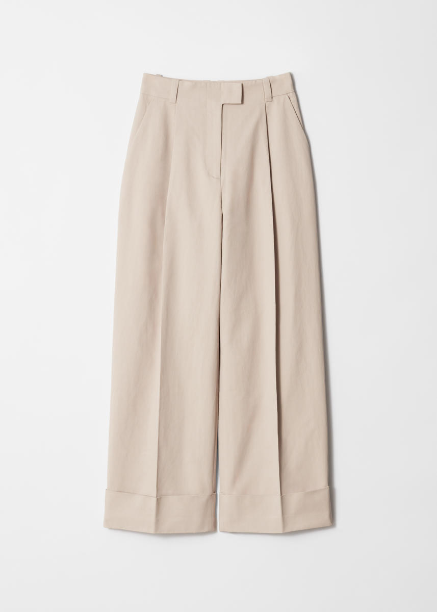 & Other Stories Press-crease Trousers In Beige
