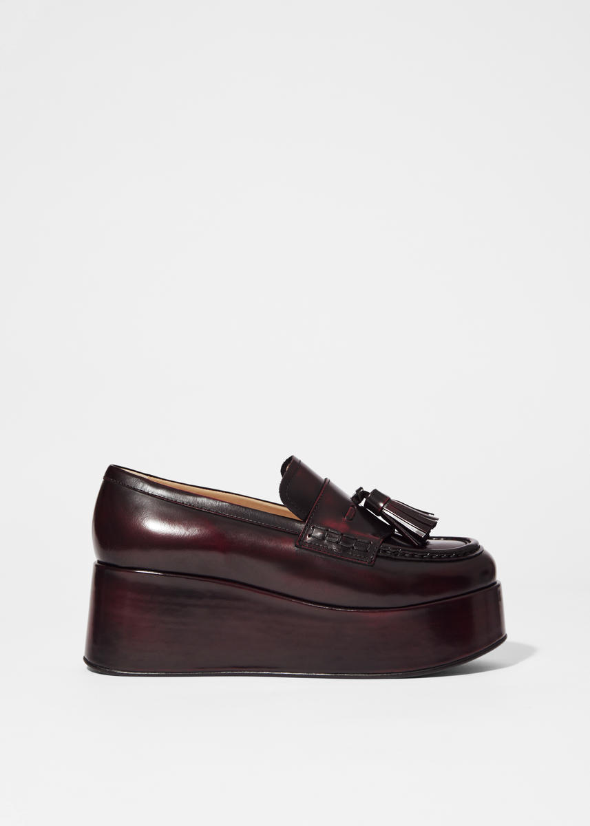 & Other Stories Flatform Leather Loafers
