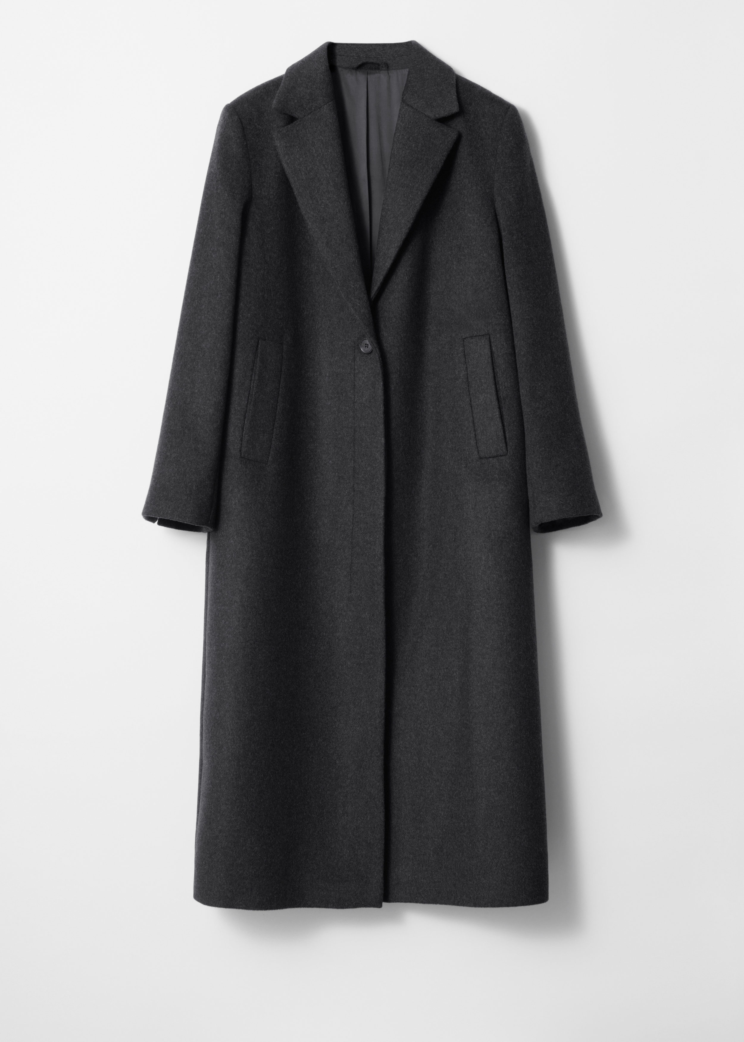 Oversized Maxi Coat - Dark gray - Ladies | H&M US