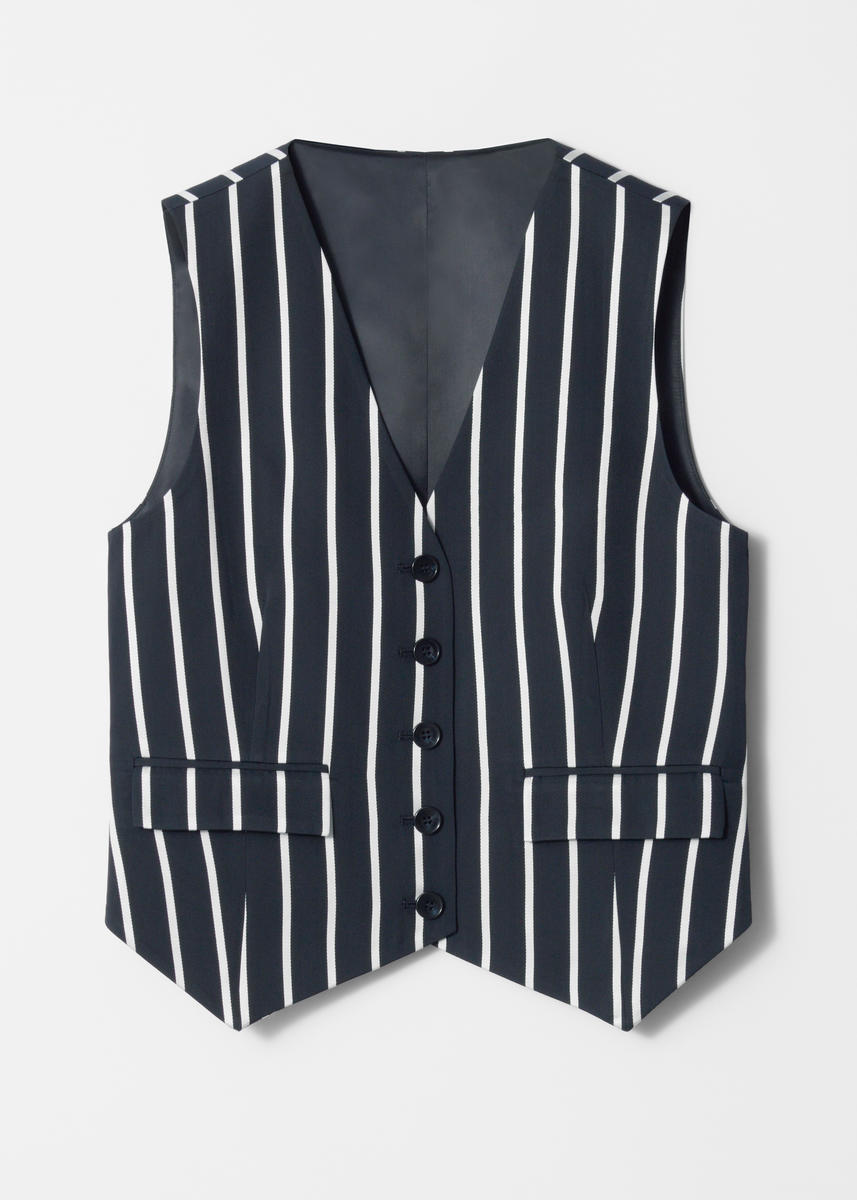 & Other Stories Tailored Vest In Blue
