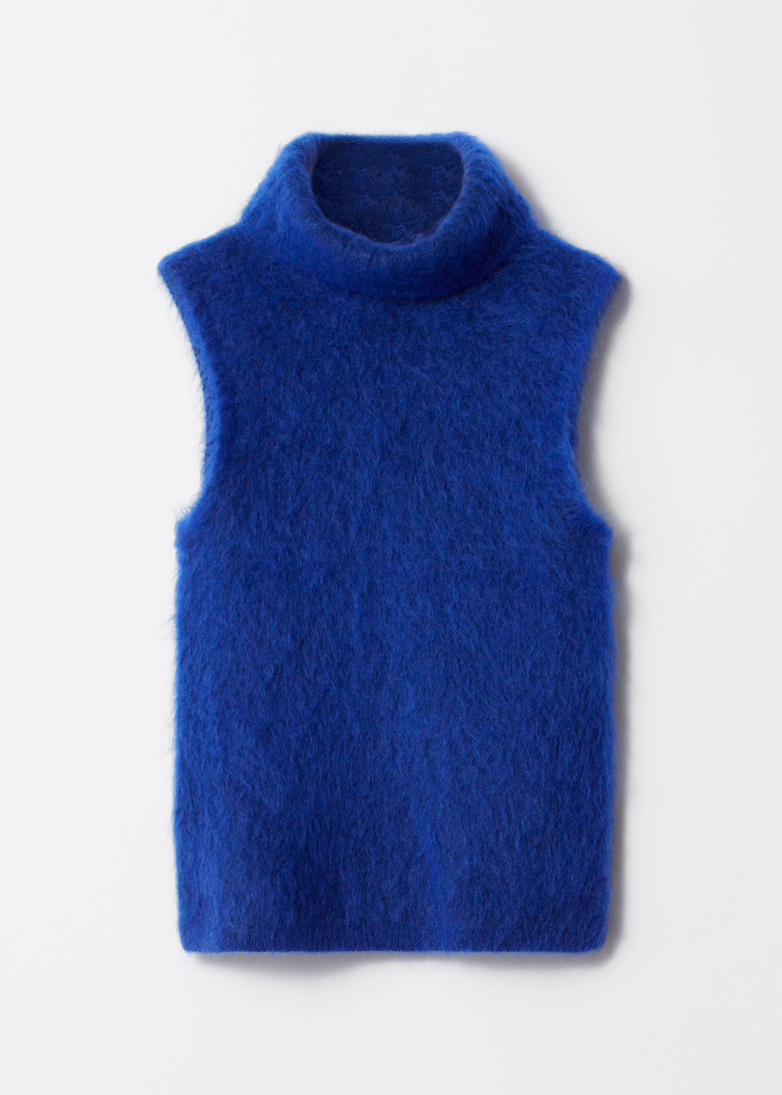 Brushed Mohair-Blend Tank Top - Blue - & Other Stories BE