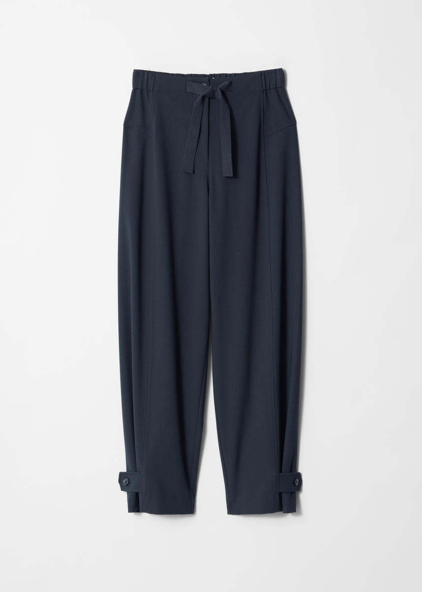 & Other Stories Drawstring Trousers In Blue