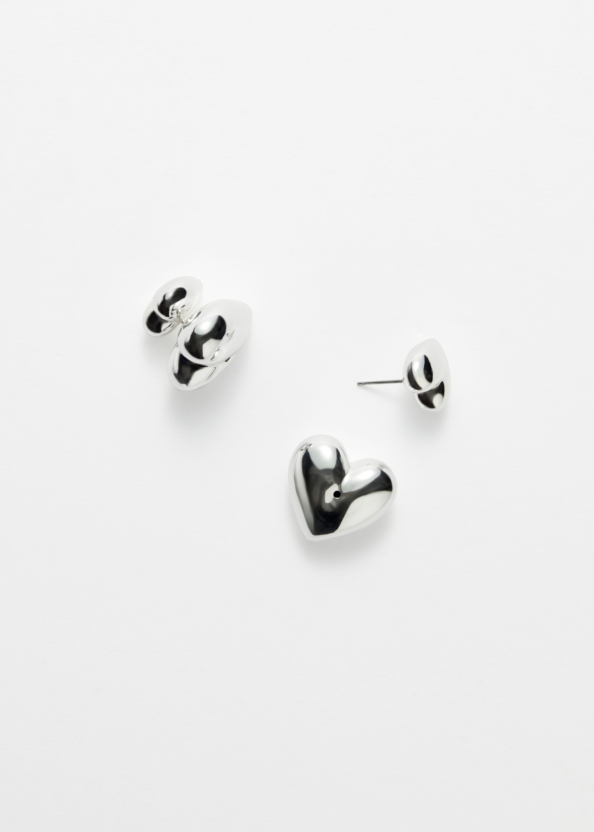 Boucles Oreilles 925 Lot De 4 Paires De Créoles En Argent 925 - Boucles D'oreilles Petites Cercles - Pour Sommeil Et Quotidien Creoles Argent