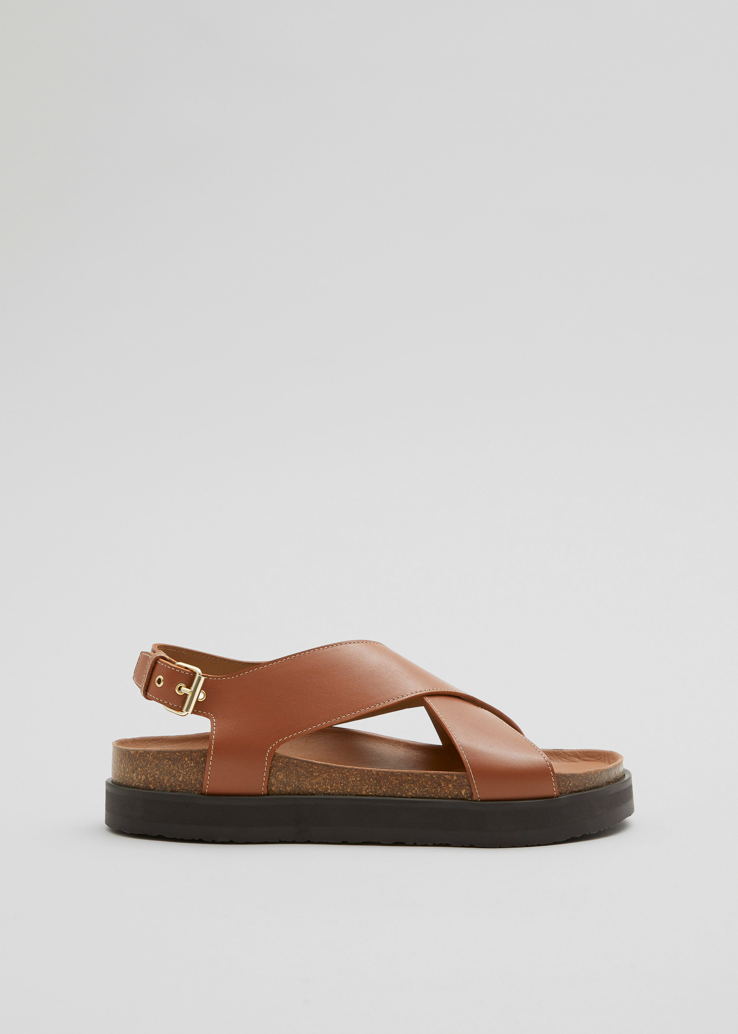 CTHY CROSS LETHER DAD SANDALS シティ CTHY】CROSS LETHER DAD SANDALS