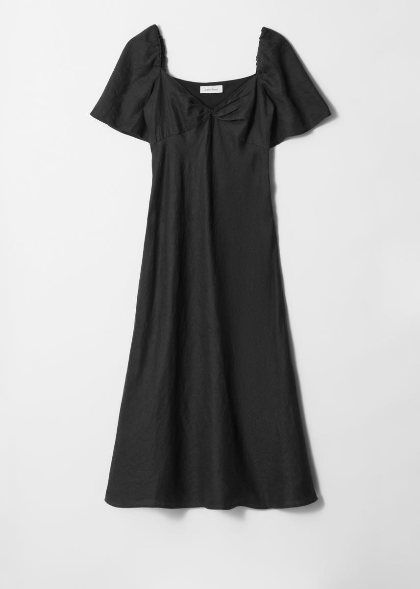 & Other Stories Linen Midi Dress