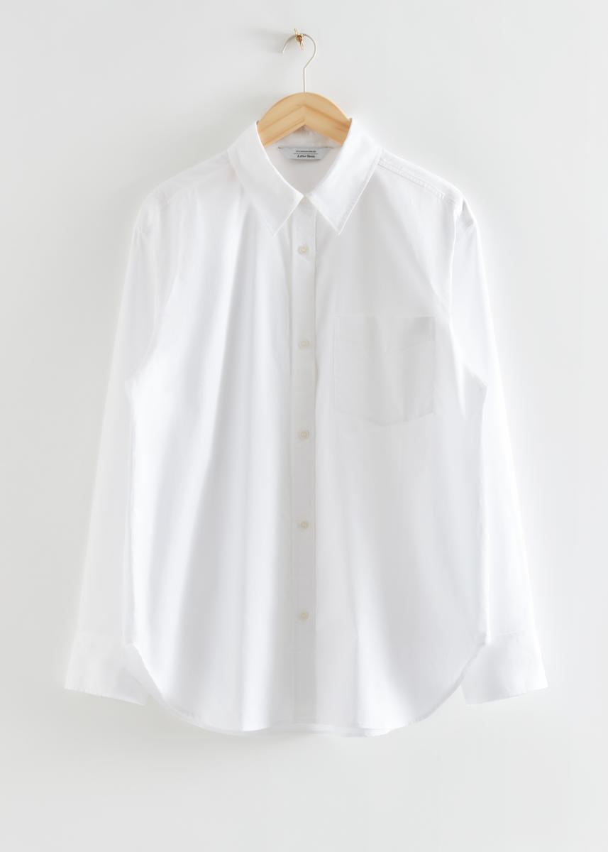 & Other Stories Relaxed Fit Shirt In White