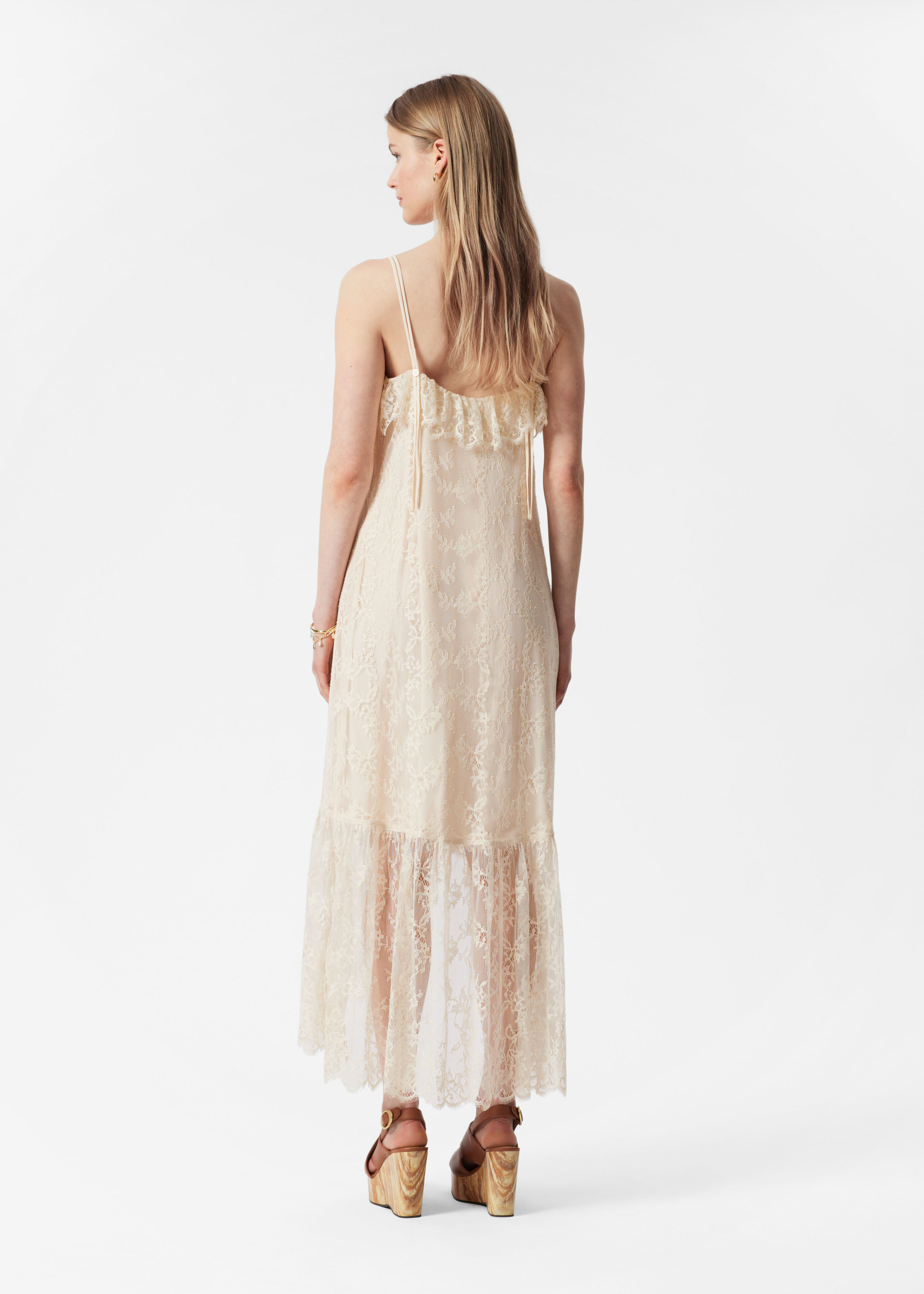 ワンピース elfelfelfarchives LACE LINED DRESS elfelfelf Archives☆LACE LINED DRESS (elfelfelf archives