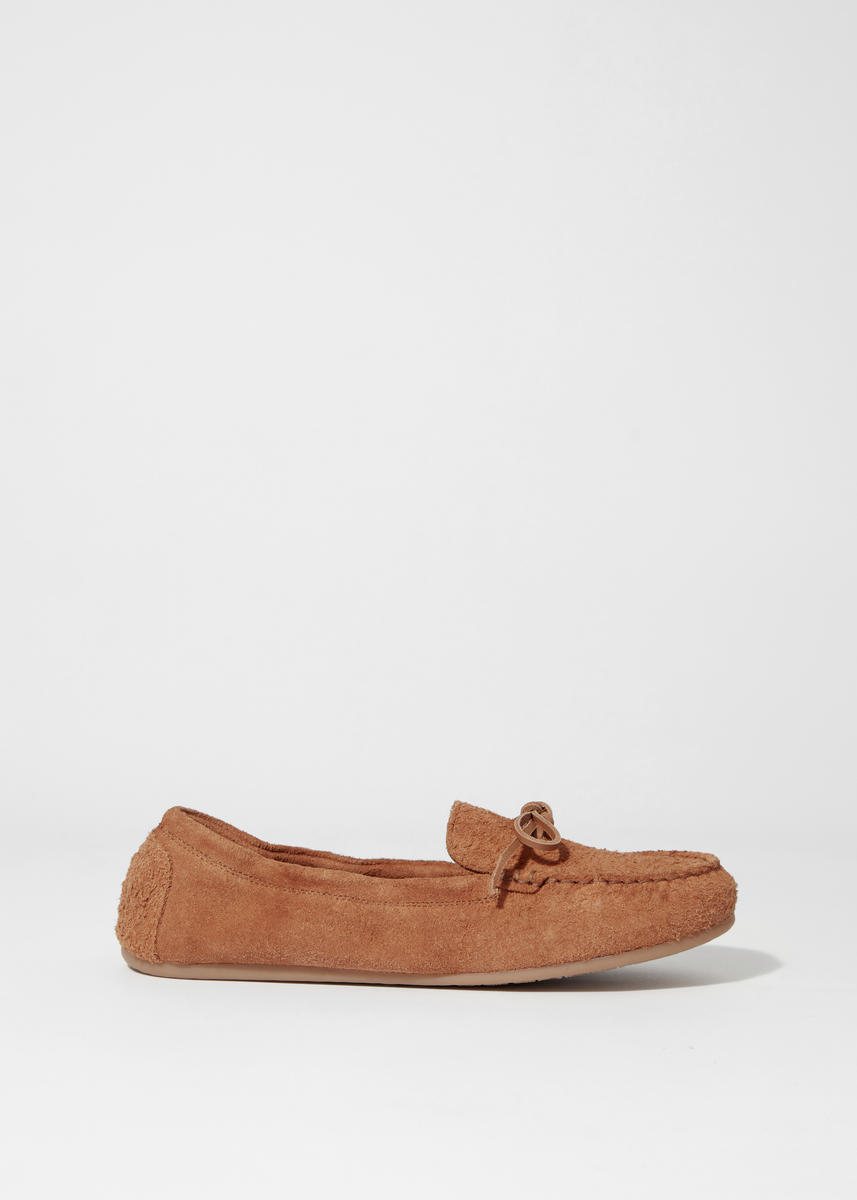 & Other Stories Soft Suede Loafers In Beige