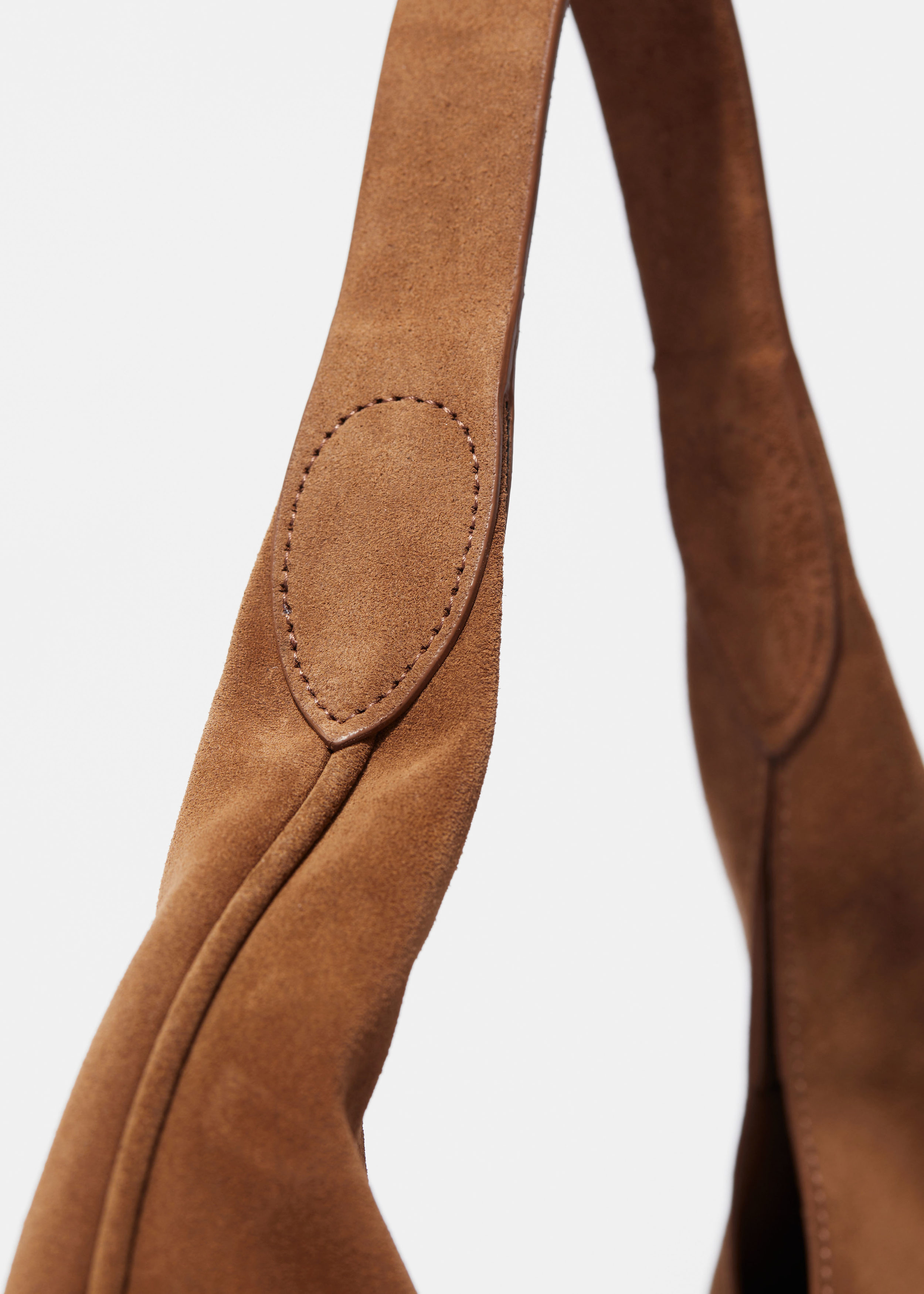 Large Suede Tote Bag - Cognac - Bags - & Other Stories DE
