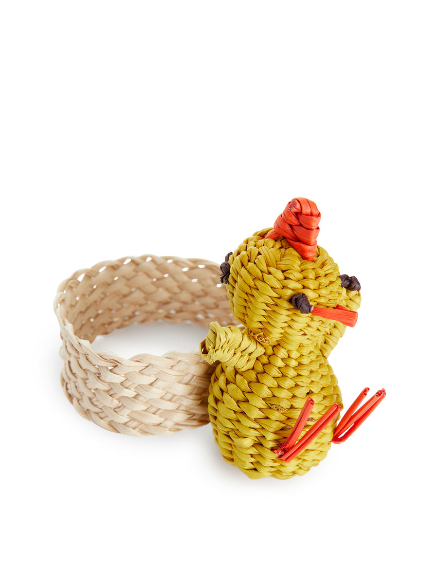 GUANABANA Napkin Ring-#FFFA74-8091