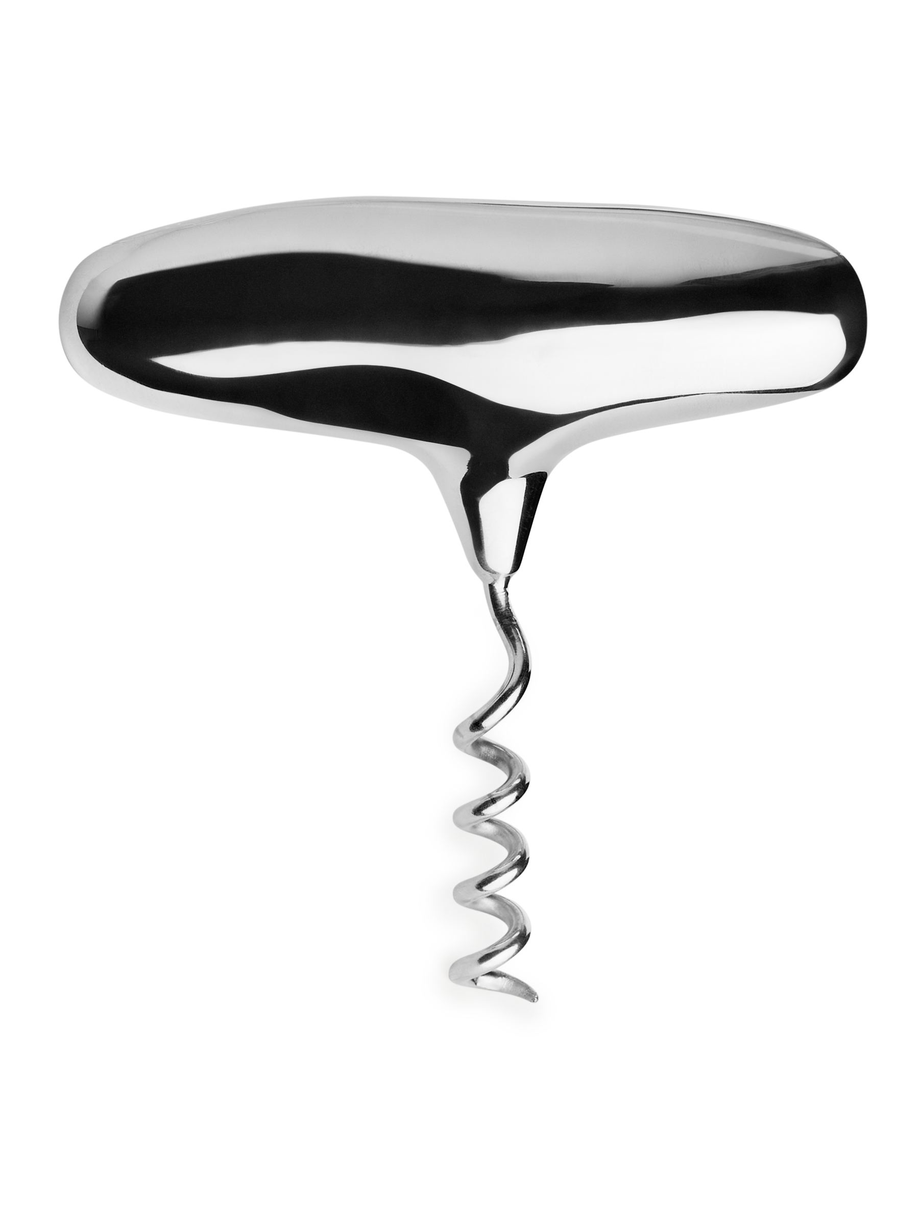 SilverPlated Brass Corkscrew - Silver - Homeware - StillMedia/DescriptiveStillLife - 1