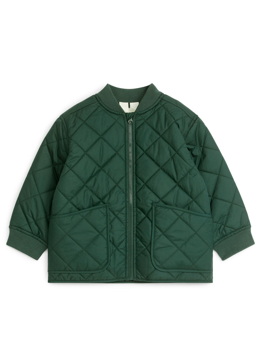 Quilted Jacket-#384440-5962