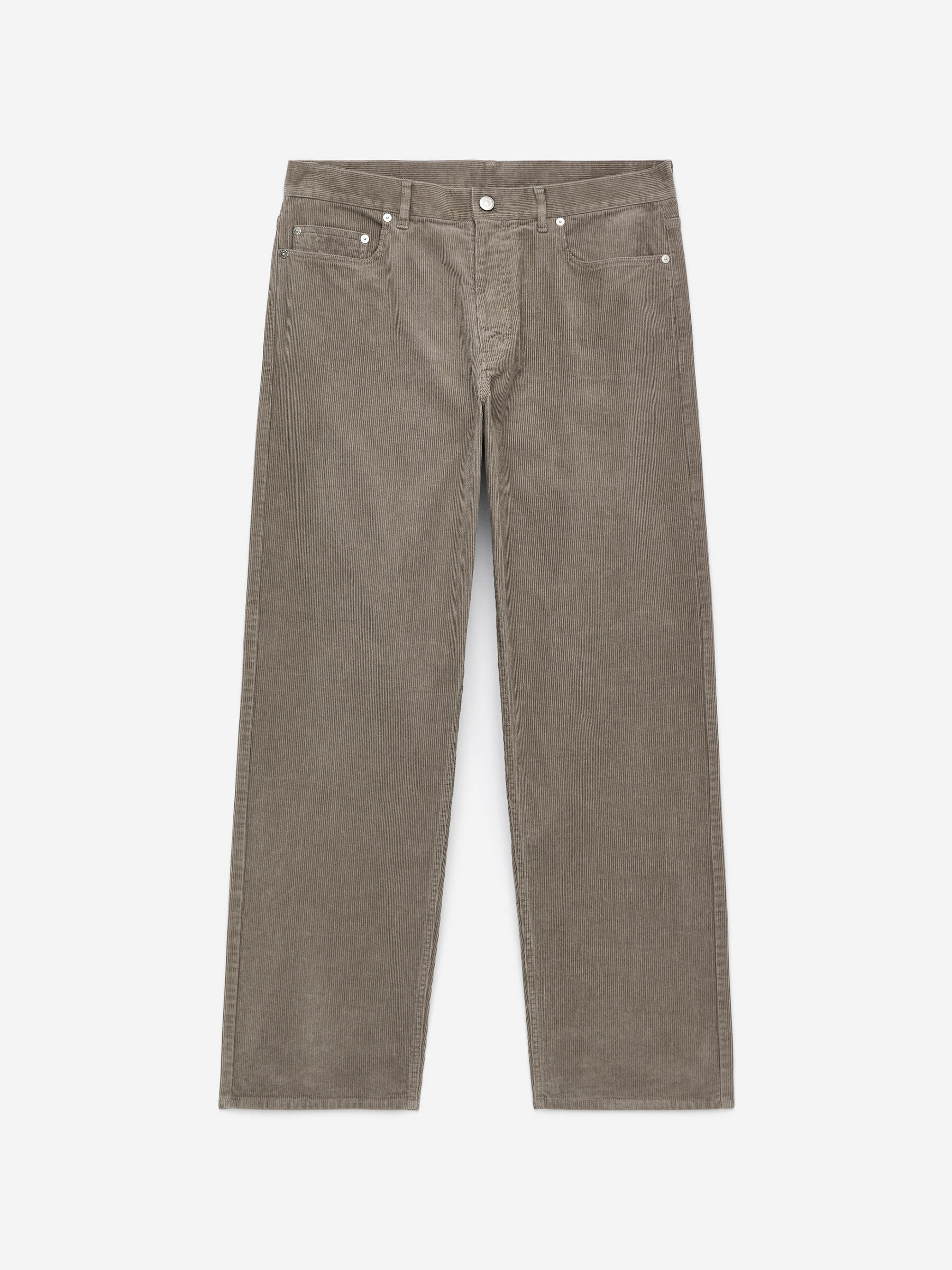 LOOSE Corduroy Trousers-Beige-12153