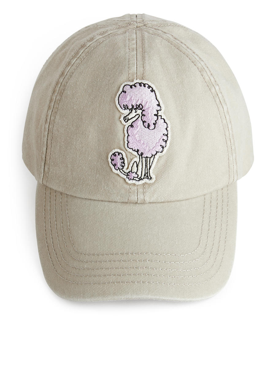 Embroidered Cap - Light Beige - Children - 1217000001