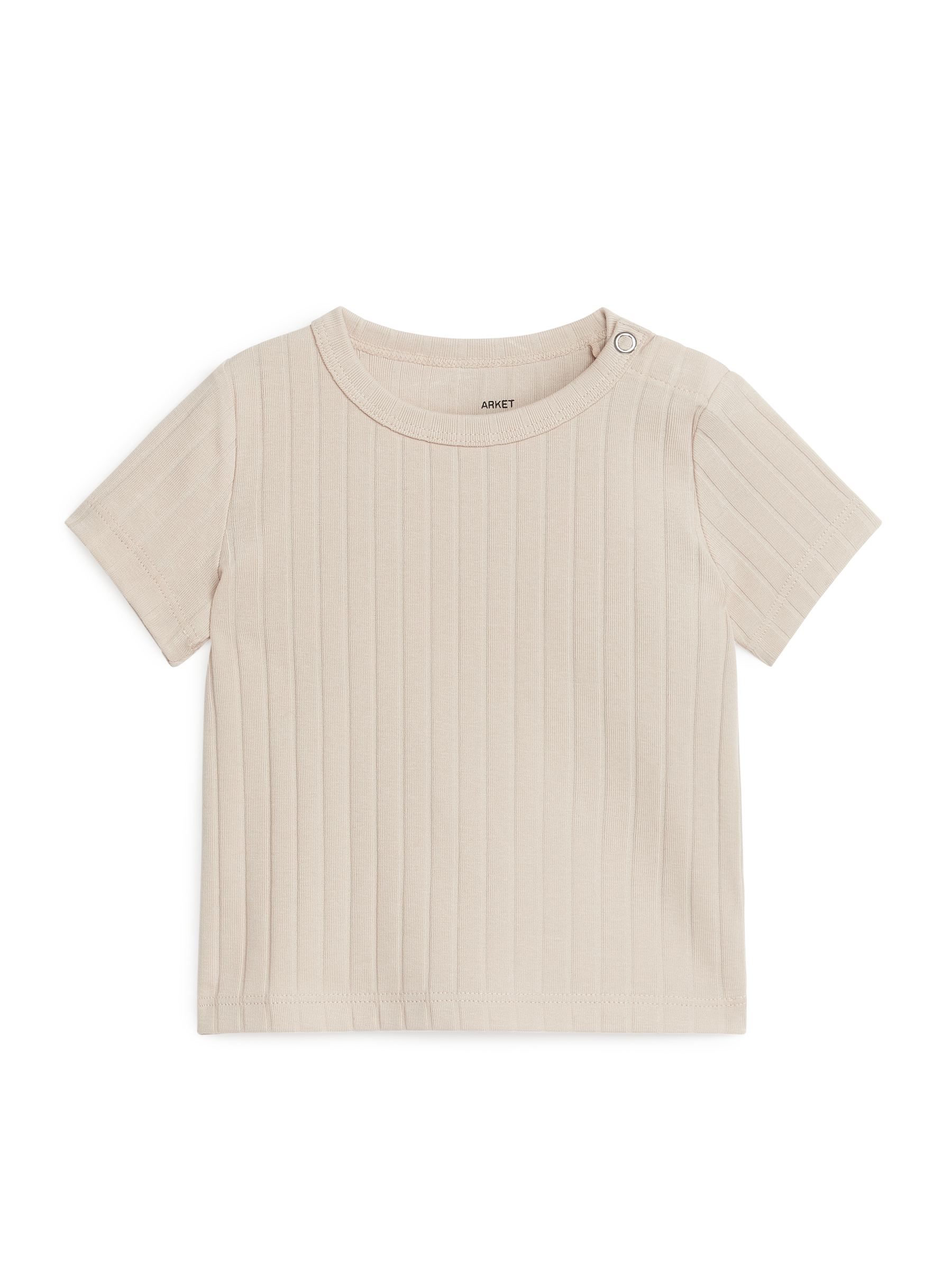 Camiseta de canalé-#C5B9AB-5503