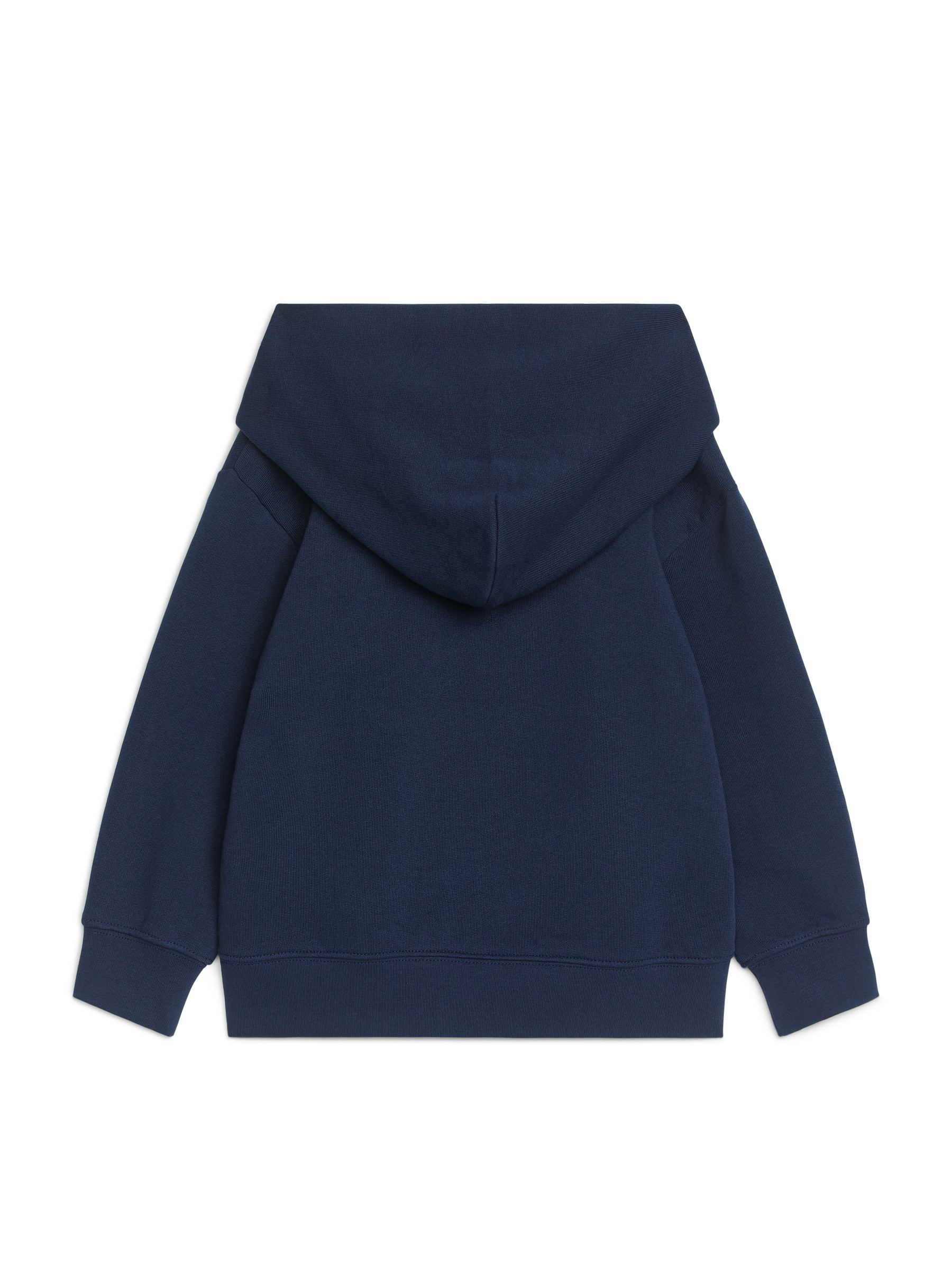 Haftowana bluza z kapturem - Dark Blue - Luźny fason - Children - StillMedia/DescriptiveStillLife - 1