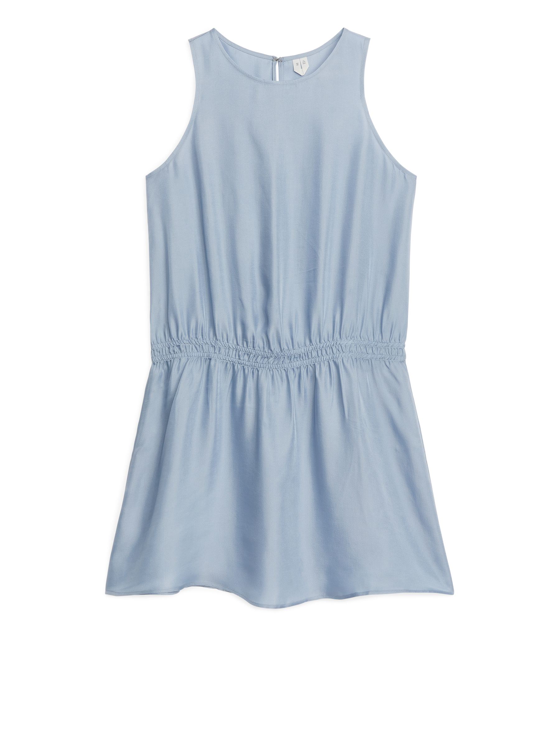 Klänning i cupromix-#8C93A8-1181