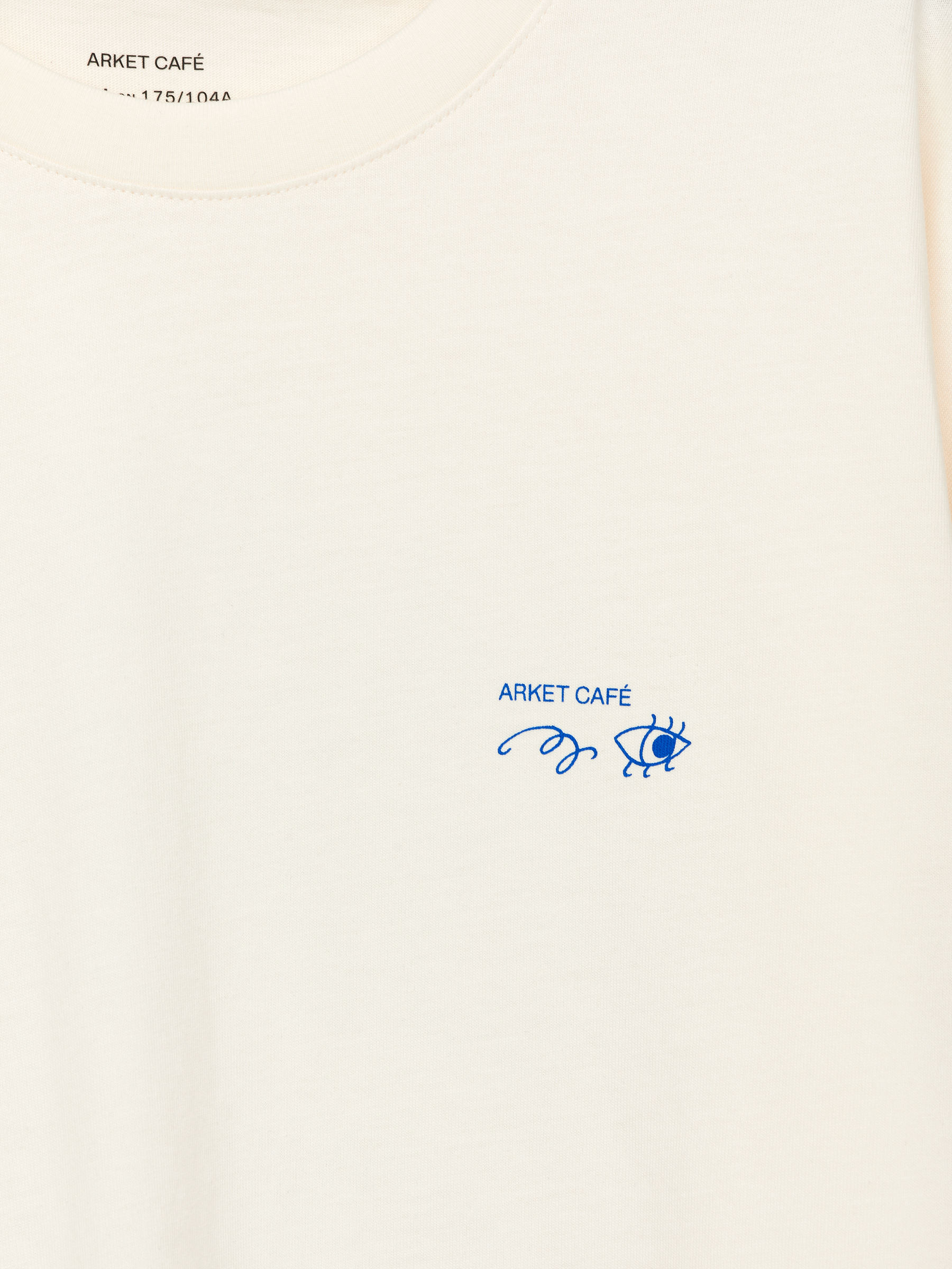 ARKET CAFÉ Long sleeve T-Shirt - Off White/Blue - Loose fit - Café - StillMedia/DescriptiveDetail - 1