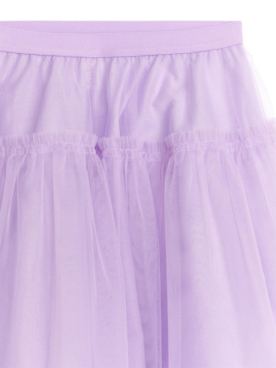 Tulle Skirt-#B4A0C9-216