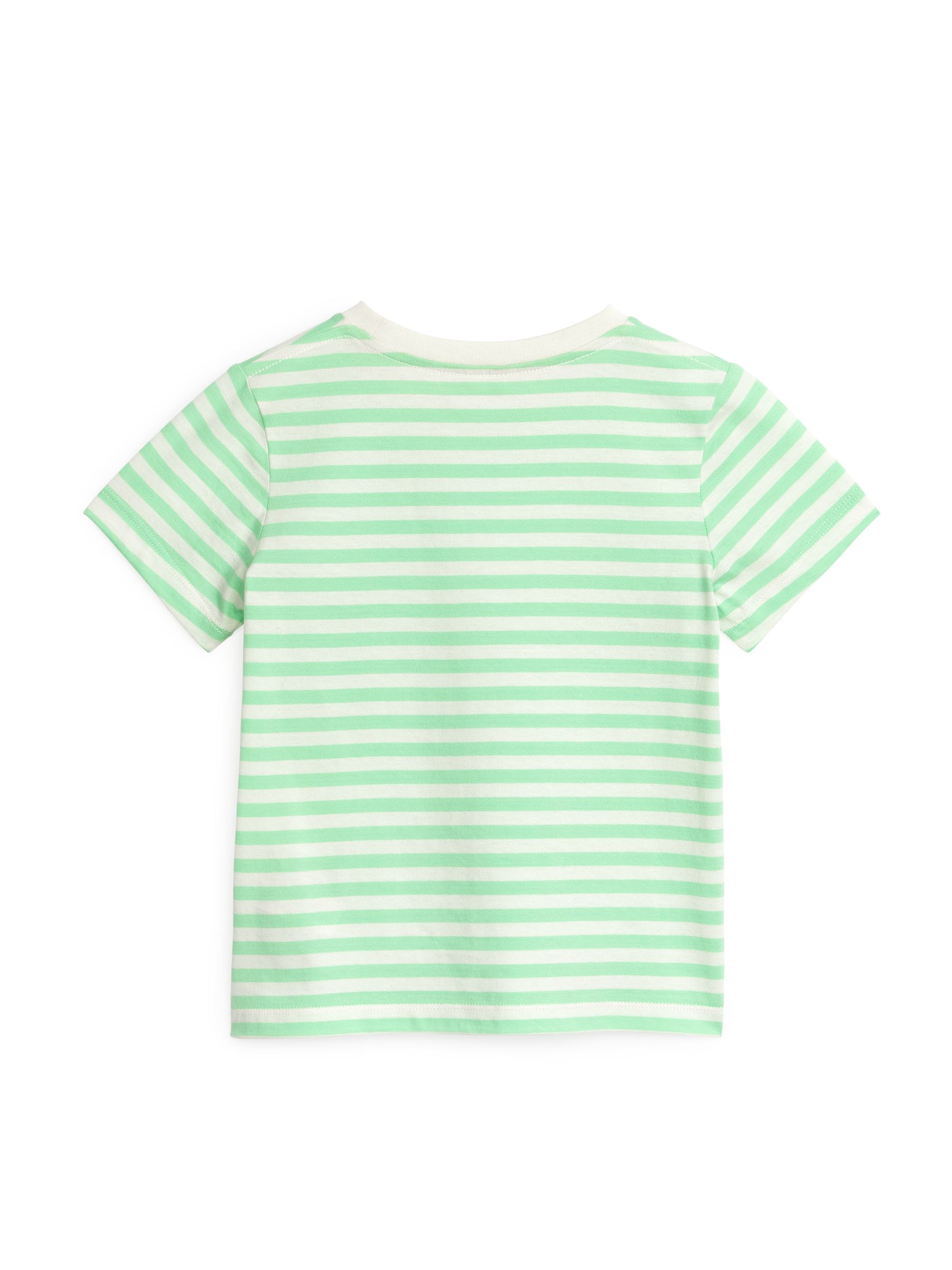 Striped T-Shirt - Light Green/Off White - Regular fit - Children - StillMedia/DescriptiveStillLife - 2