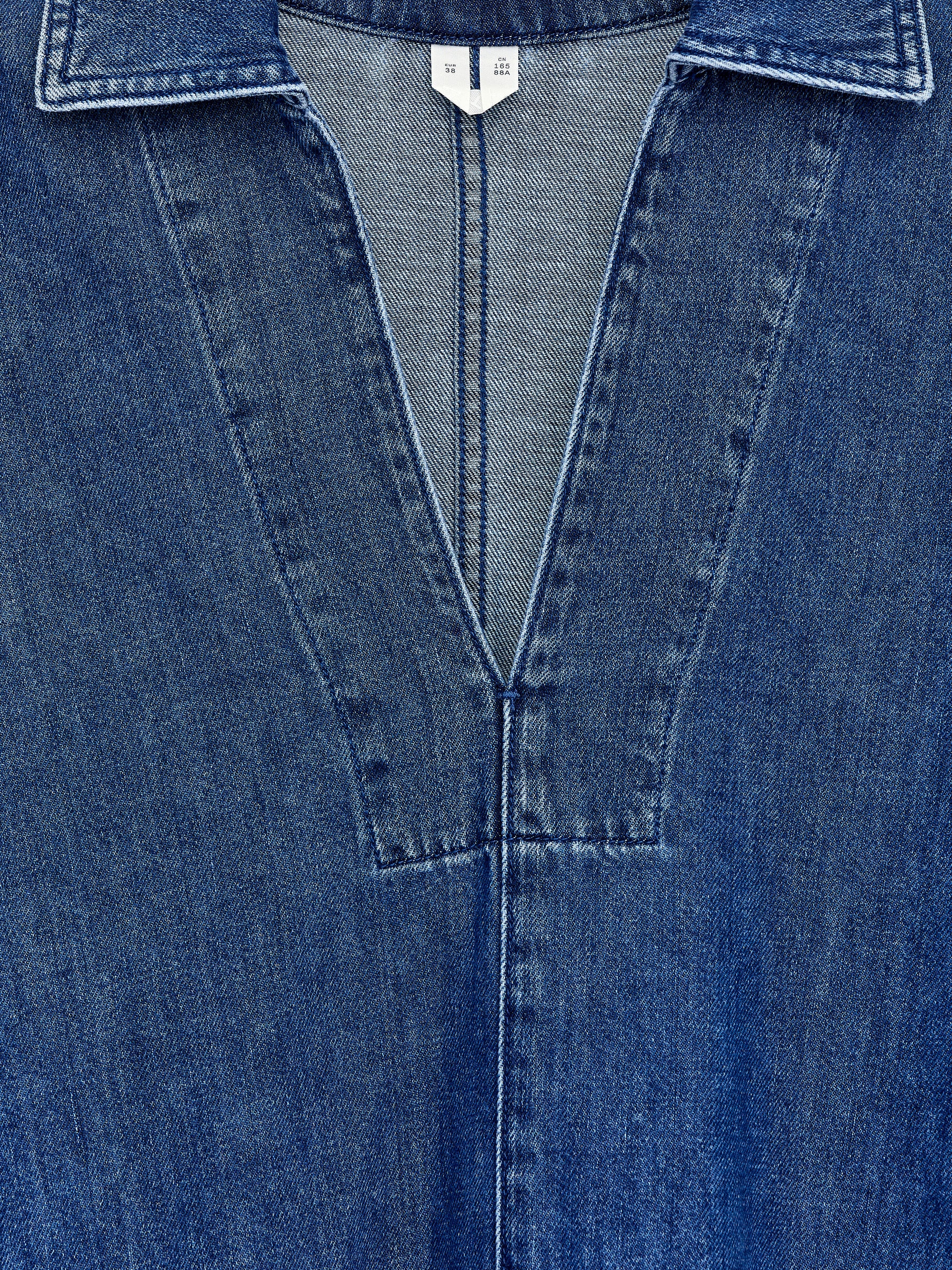 Denim Tunic - Blue - Loose fit - Women - StillMedia/DescriptiveDetail - 2