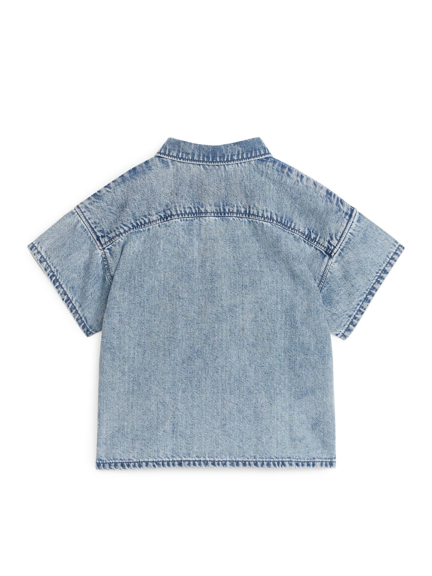 Chemise en jean à manches courtes - Bleu poudré - Regular fit - Enfant - StillMedia/DescriptiveStillLife - 2