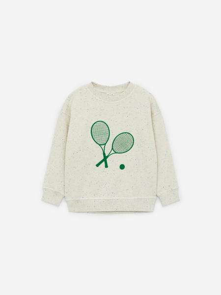 GREEN & WHITE STRIPED SWEATSHIRT