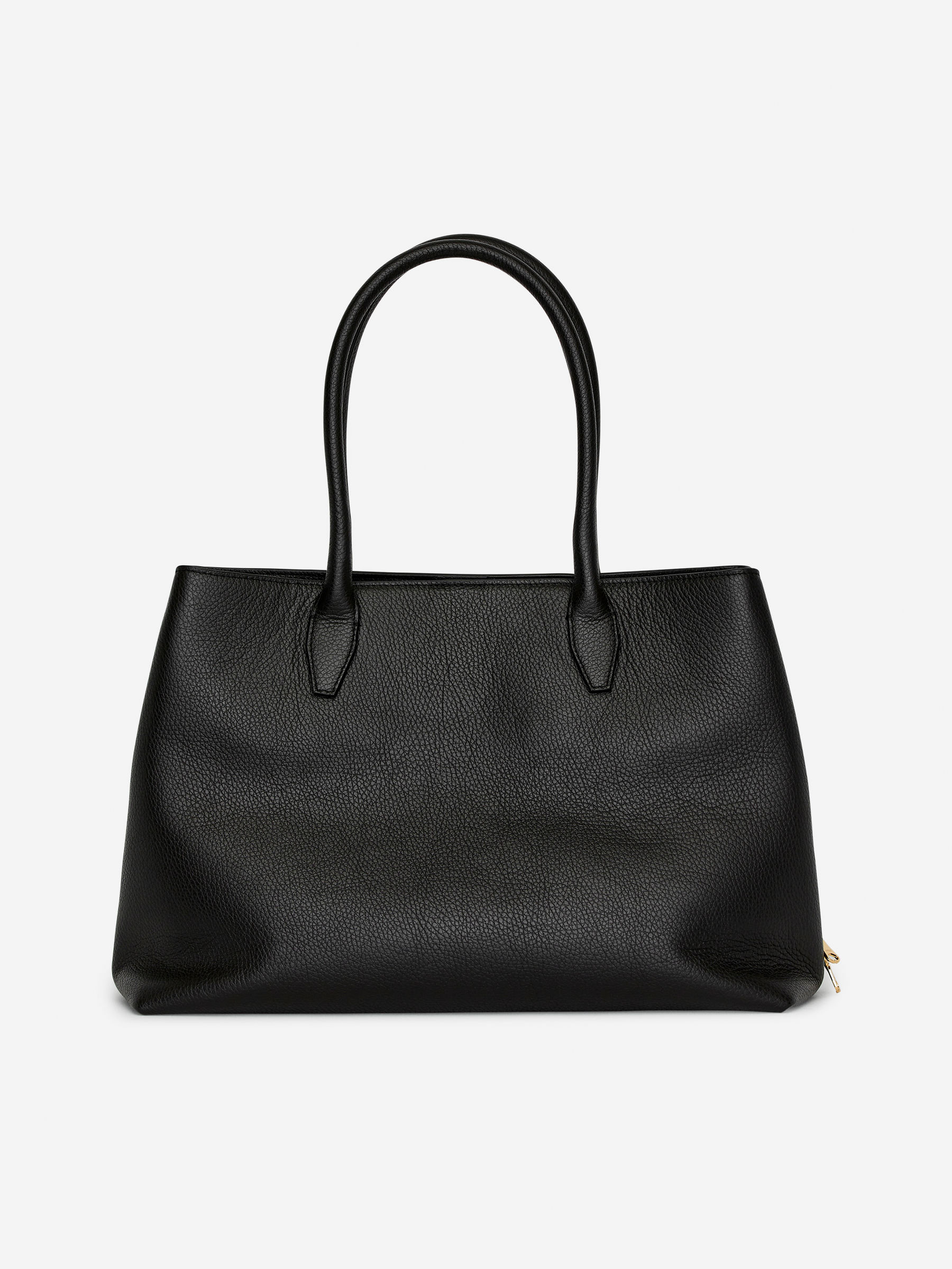 Top-Handle Leather Bag - Black - Women - StillMedia/DescriptiveStillLife - 2