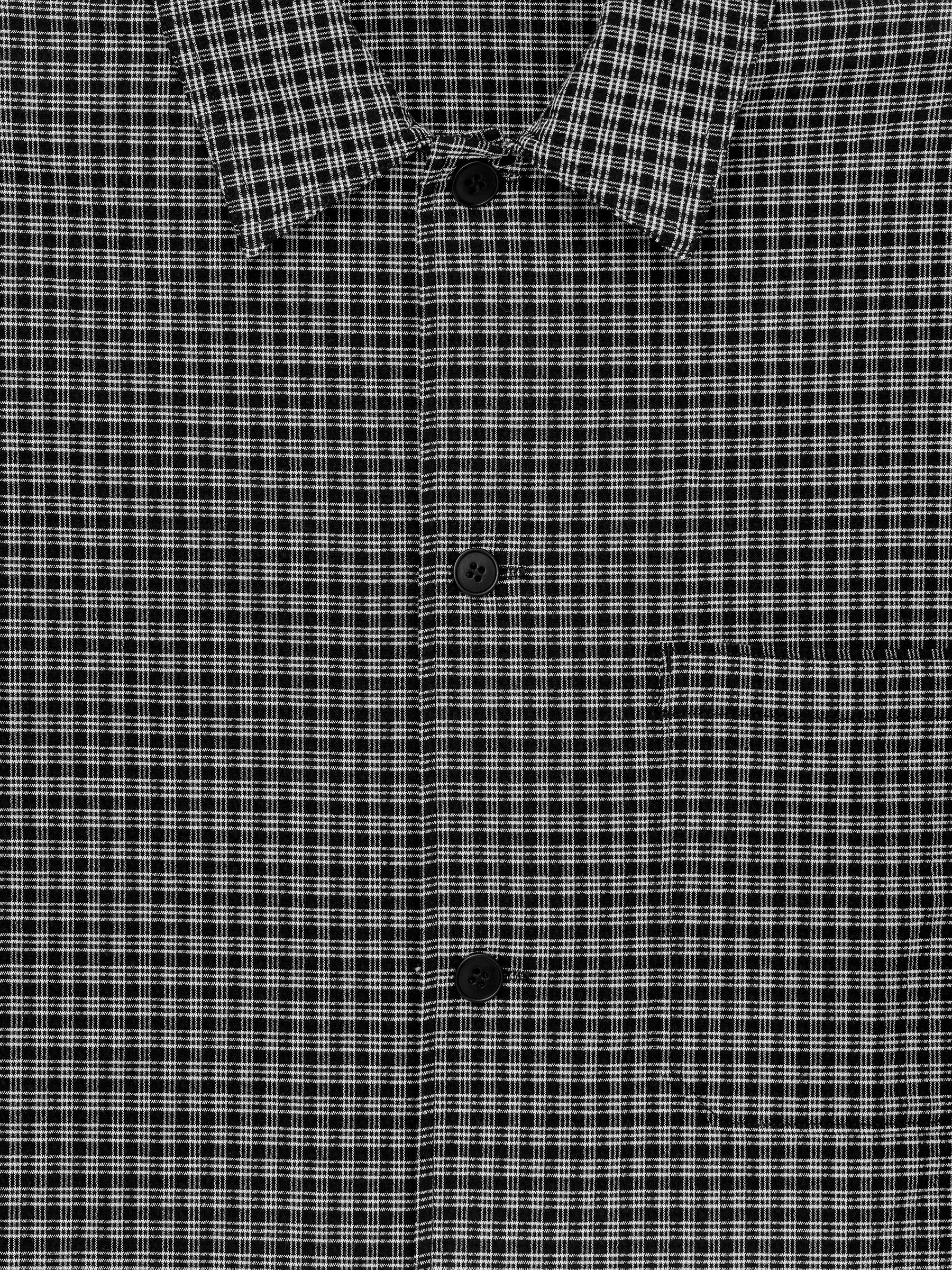 Seersucker Shirt - Black/White - Relaxed fit - Men - StillMedia/DescriptiveDetail - 2