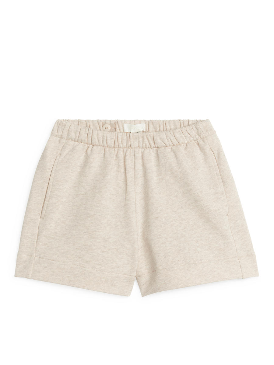 French Terry Shorts-#DCCAB7-7364