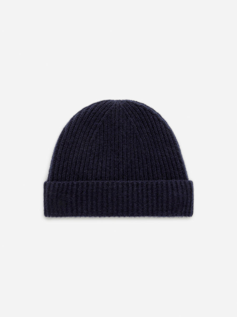 Beanie aus Kaschmir und Wolle-#1A2840-9240