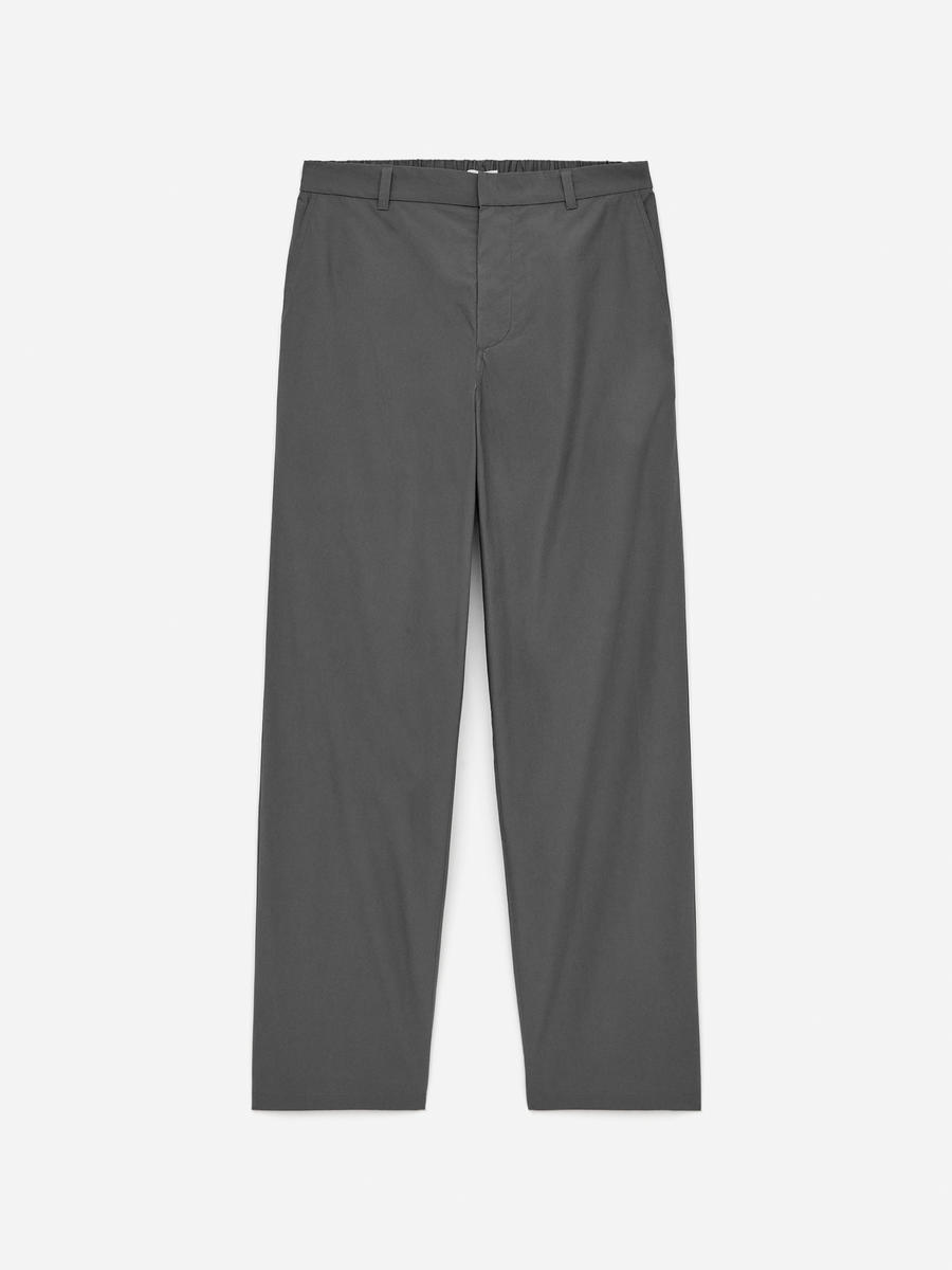 ARKET Men's  Poplin Trousers Grey,  size 48