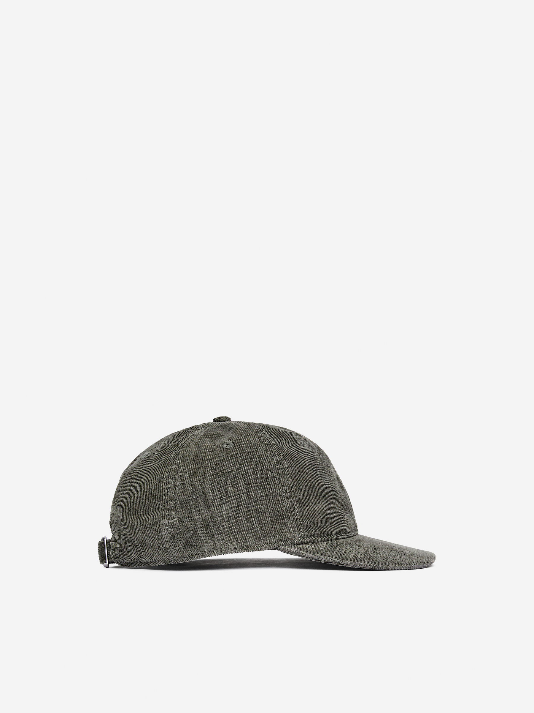 Corduroy Cap-#4D4E45-15941