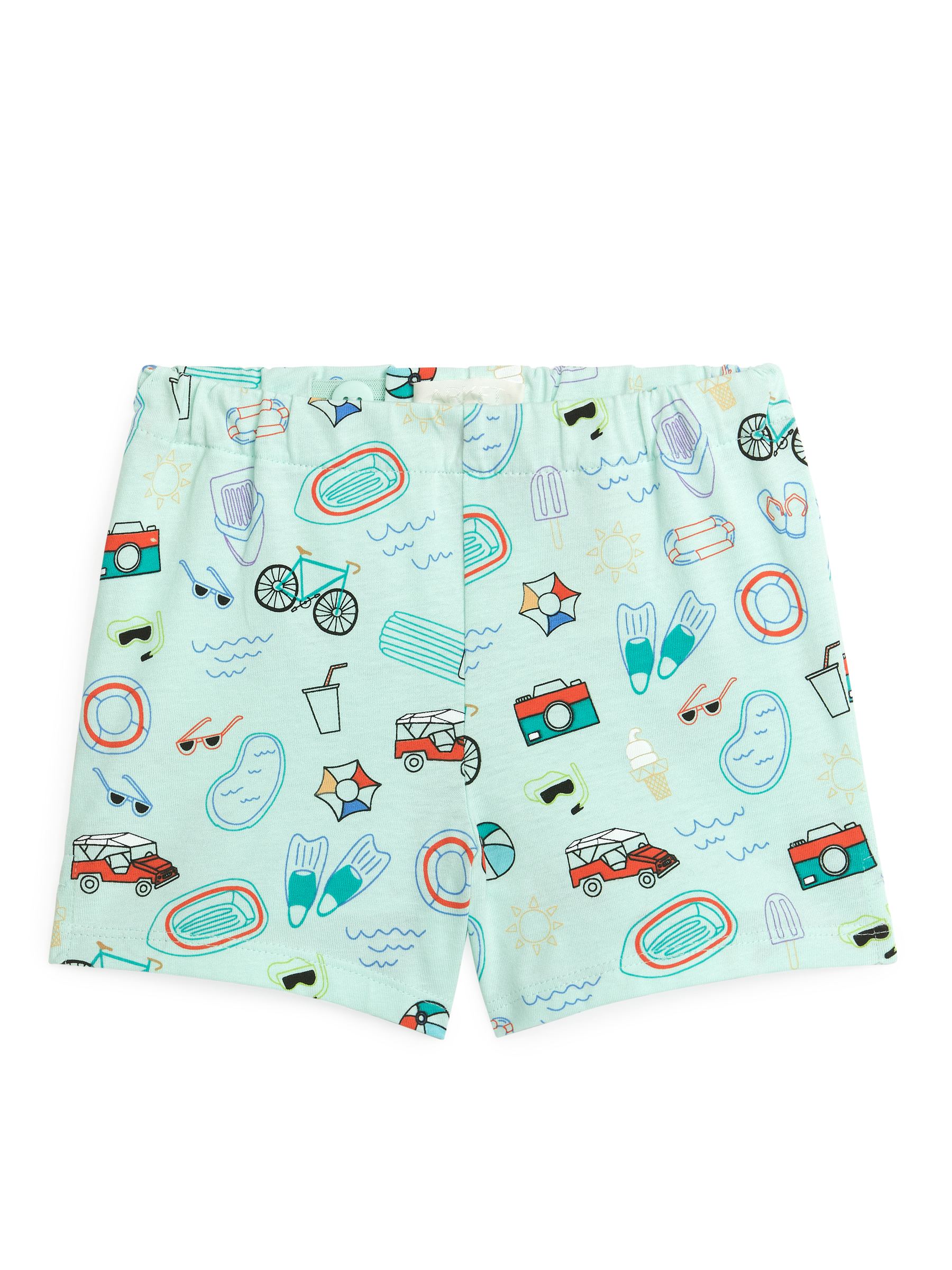 Pantalones cortos estampados-#CBE9DA-2369