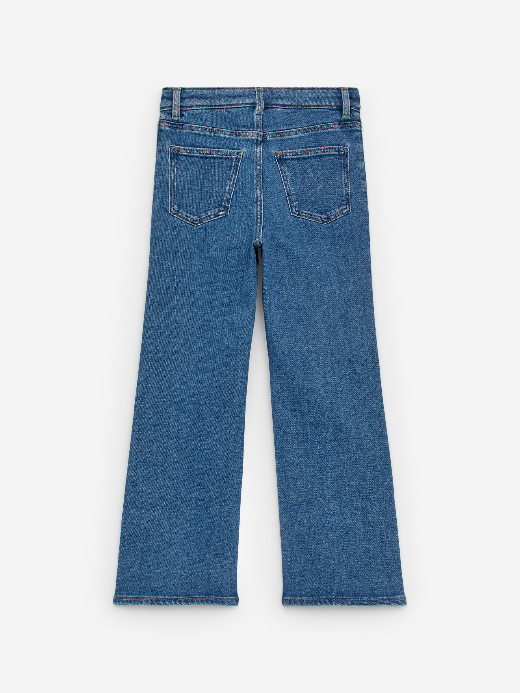 Pantalon en jean évasé-#496496-14513