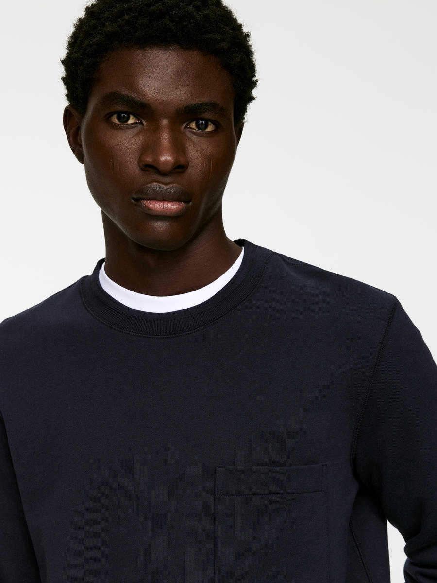 Straight-Cut Sweatshirt-#272930-14064