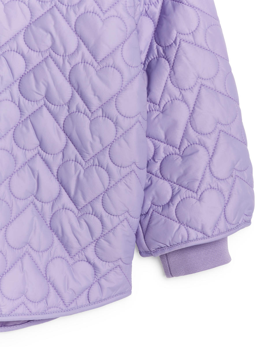 Quilted Jacket-#9687B7-11865