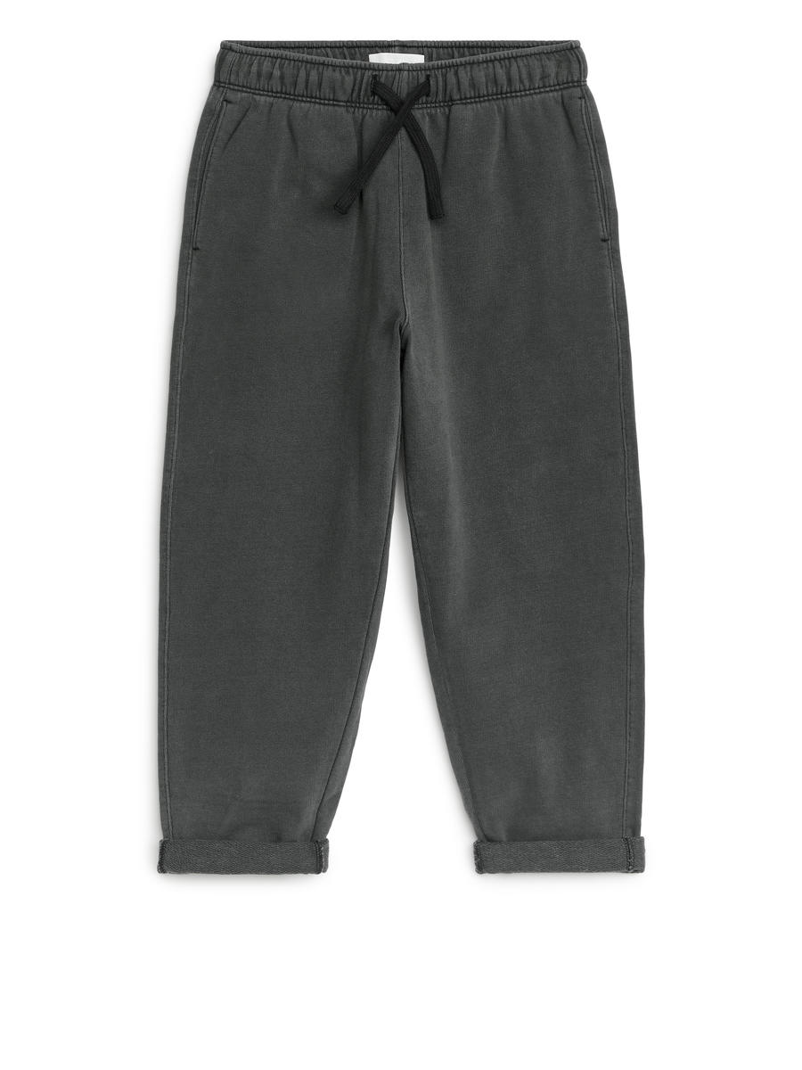 Washed Sweatpants-#363638-5712