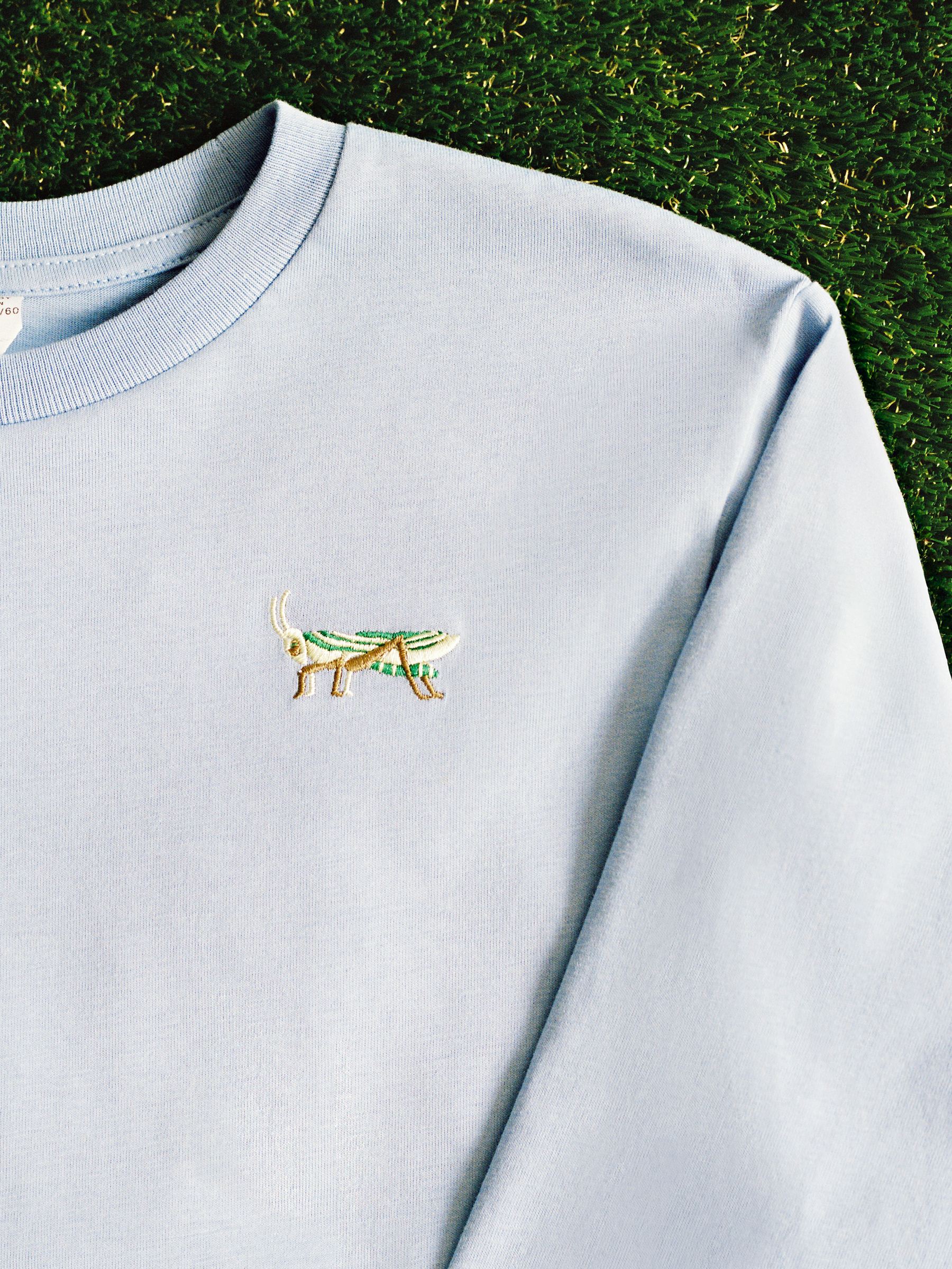 Long-Sleeve T-Shirt - Blue/Grasshopper - Loose fit - Children - StillMedia/Environmental - 1