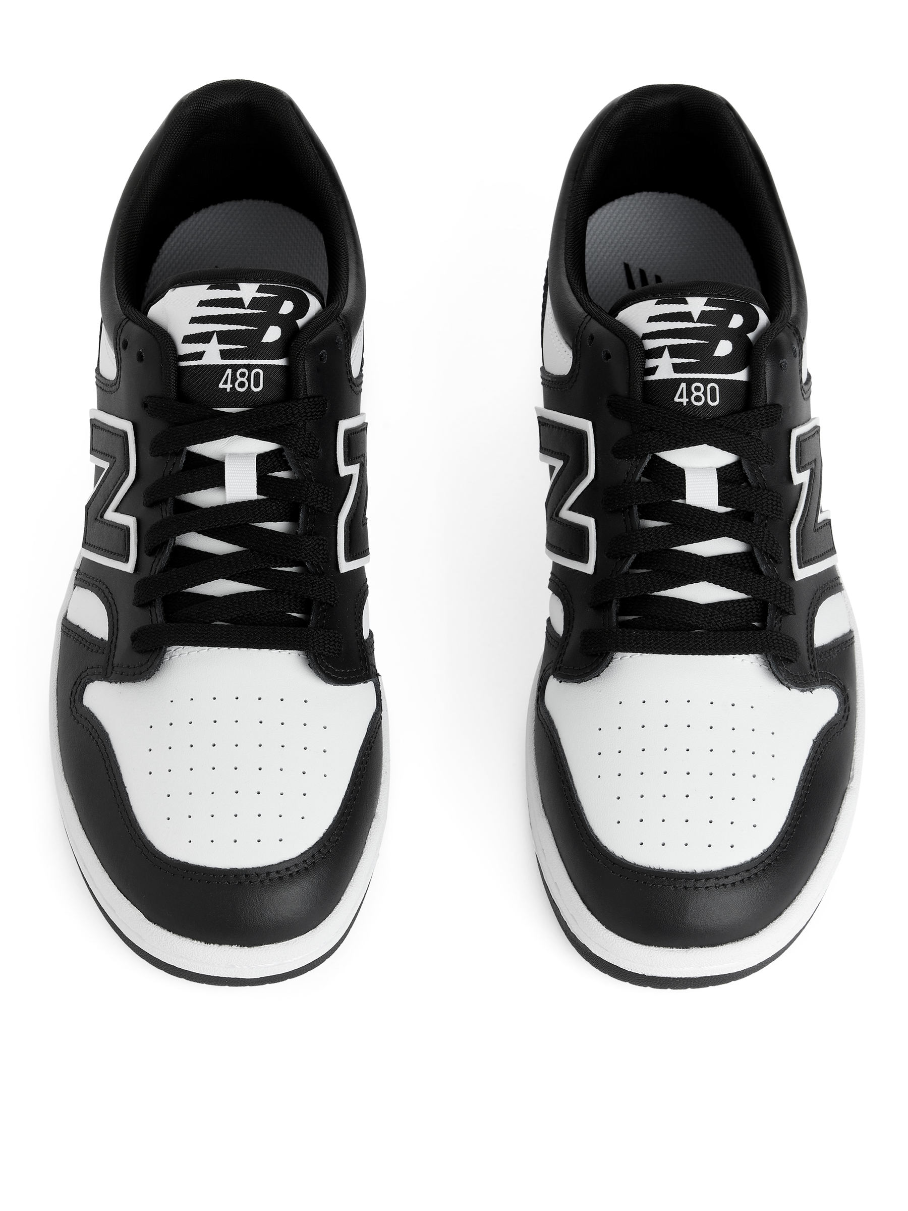 New Balance BB480 Trainers - Black/White - Men - StillMedia/DescriptiveStillLife - 2