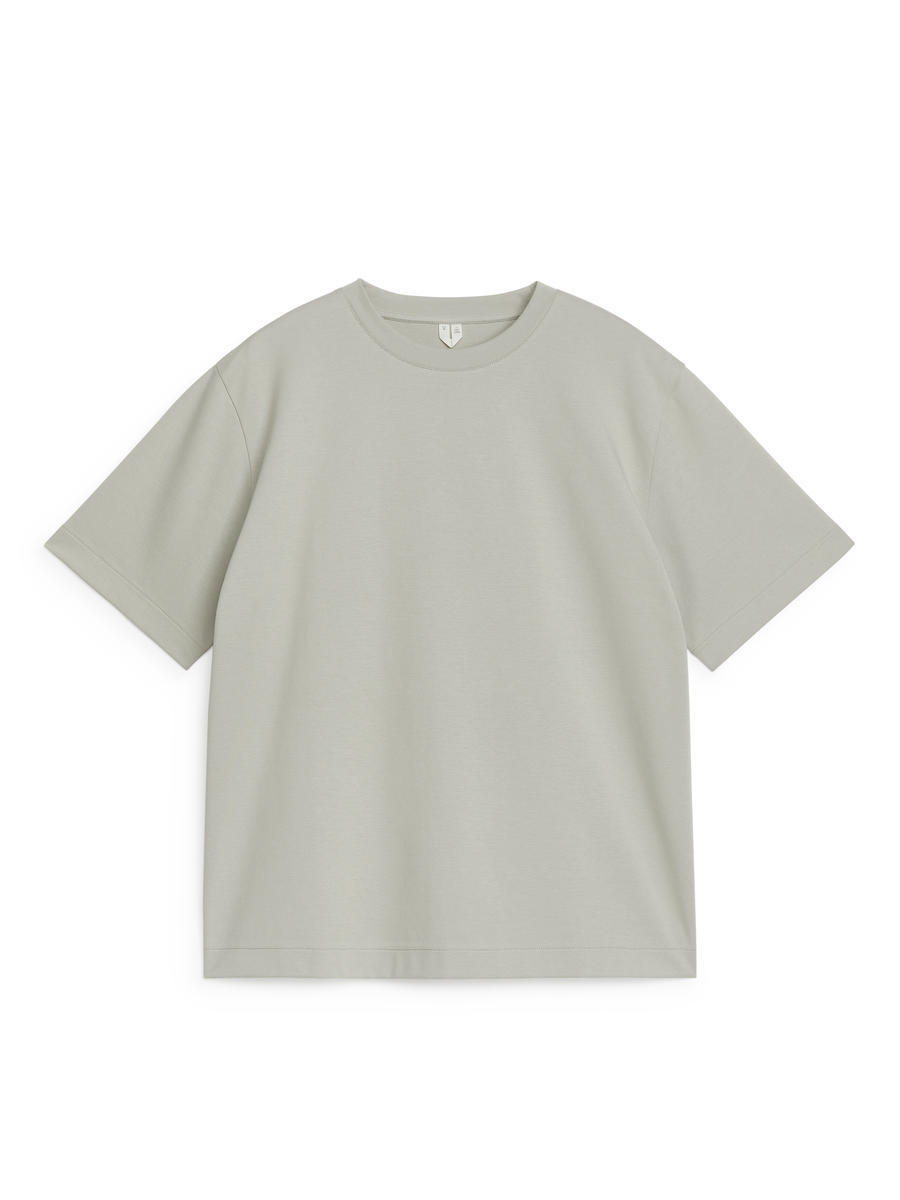 Interlock T-shirt-#A2A3A3-11718