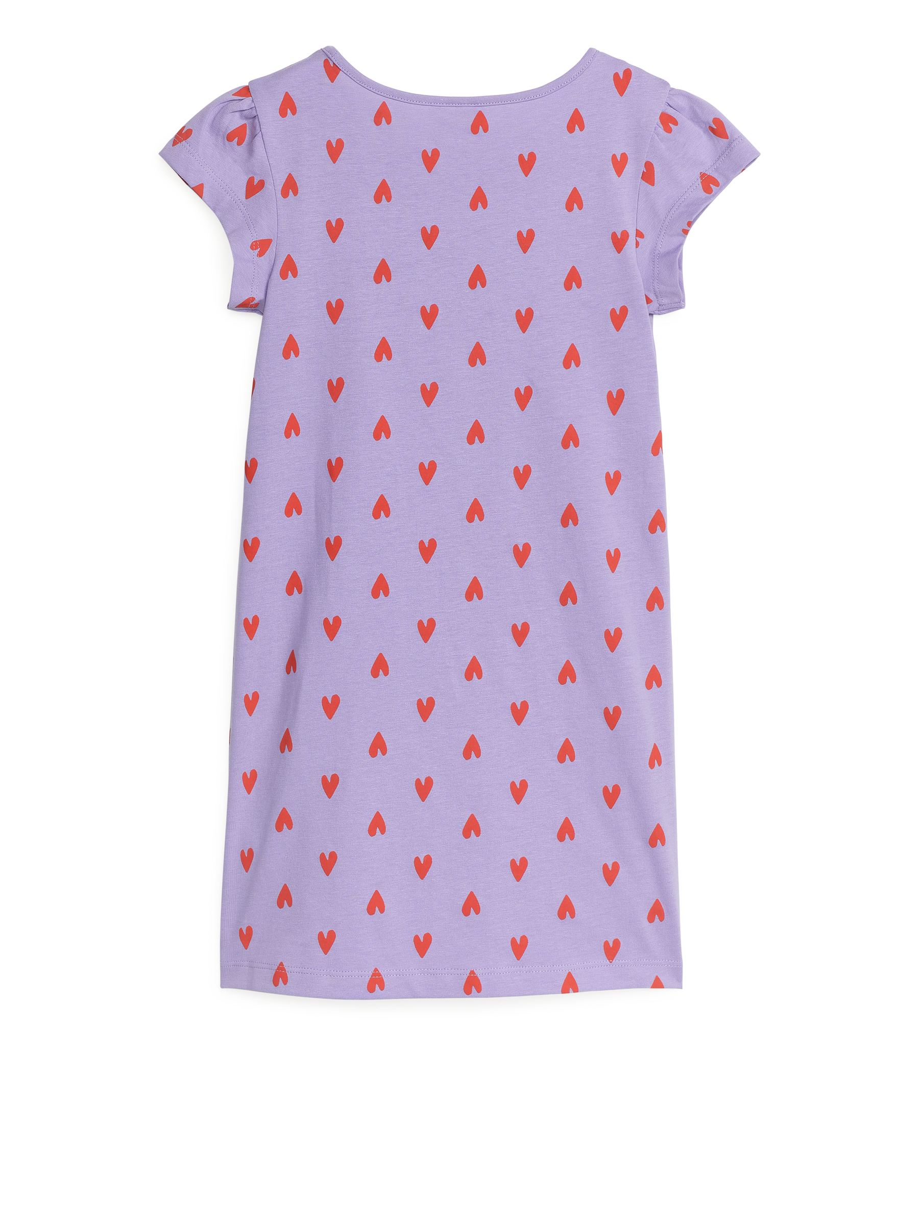 Camisón de manga corta - Lila/rojo brillante - Corte estándar - Children - StillMedia/DescriptiveStillLife - 1